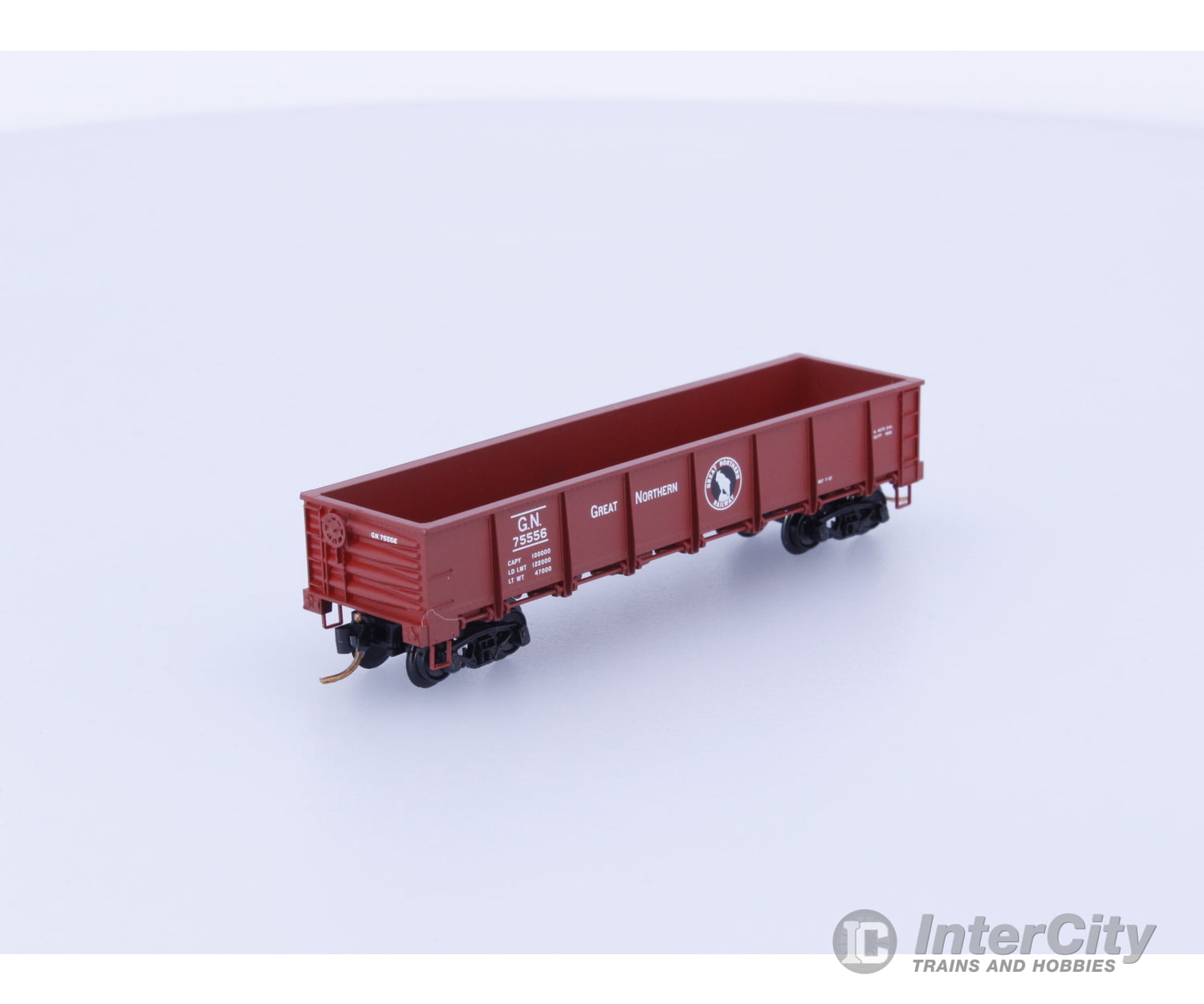 Micro Trains 08300051 N Gondola 40’ Steel Drop Bottom Great Northern (GN) 75556 Freight Cars