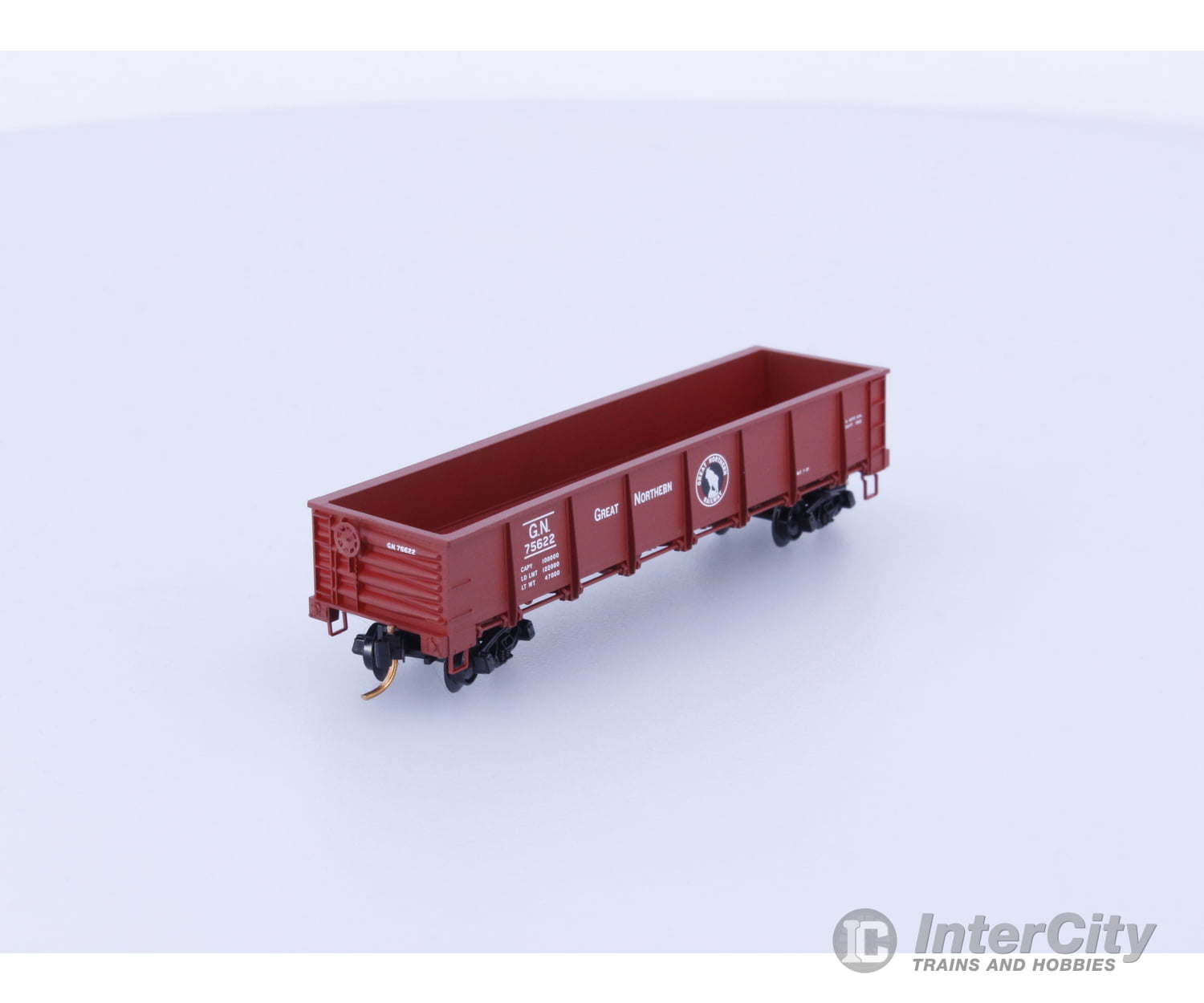 Micro Trains 08300052 N Gondola 40’ Steel Drop Bottom Great Northern (GN) 75622 Freight Cars
