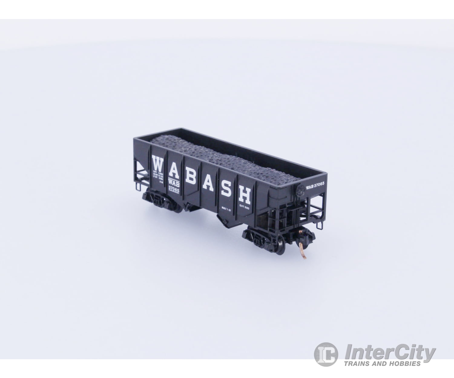Micro Trains 08500010 N 33’ Twin Bay Hopper w/Coal Load Wabash Railroad (WAB) 37065 Freight Cars
