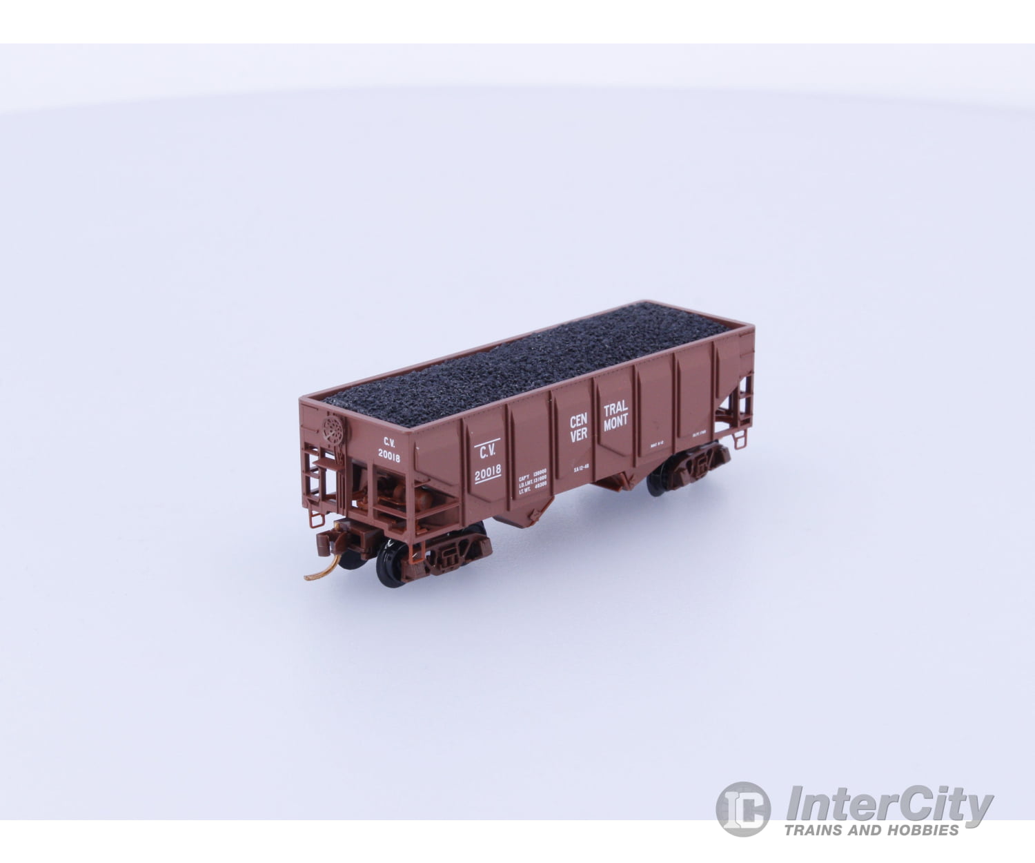Micro Trains 08500060 N Open Hopper 2-Bay USRA 55 Ton Panel Side Central Vermont CV 20018 Freight Cars