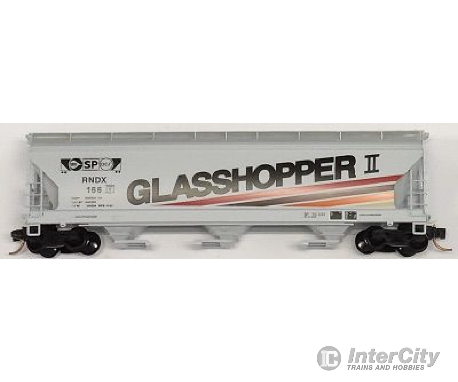 Micro Trains 09400240 N Micro-Trains Mtl #09400240 Rndx Glasshopper Ii 3-Bay Center Flow Hopper #166