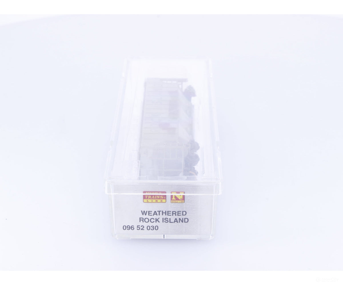 Micro Trains 09652030 N Weathered 3 Bay Covered Hopper Rock Island (RI) 131500 - Freight Cars