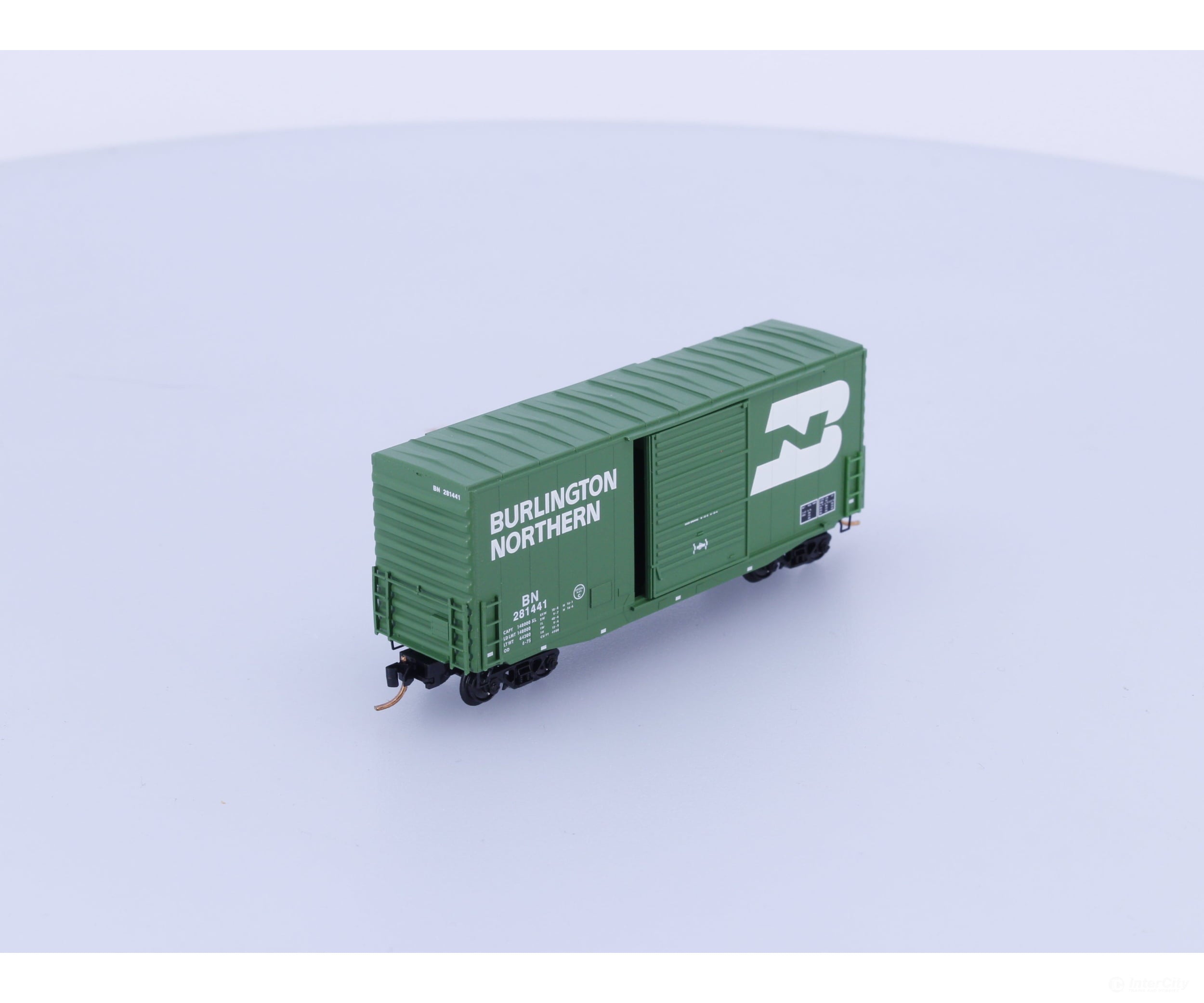 Micro Trains 10100090 N Boxcar 40’ Hi-Cube Burlington Northern (BN) 281441 (#2) Freight Cars