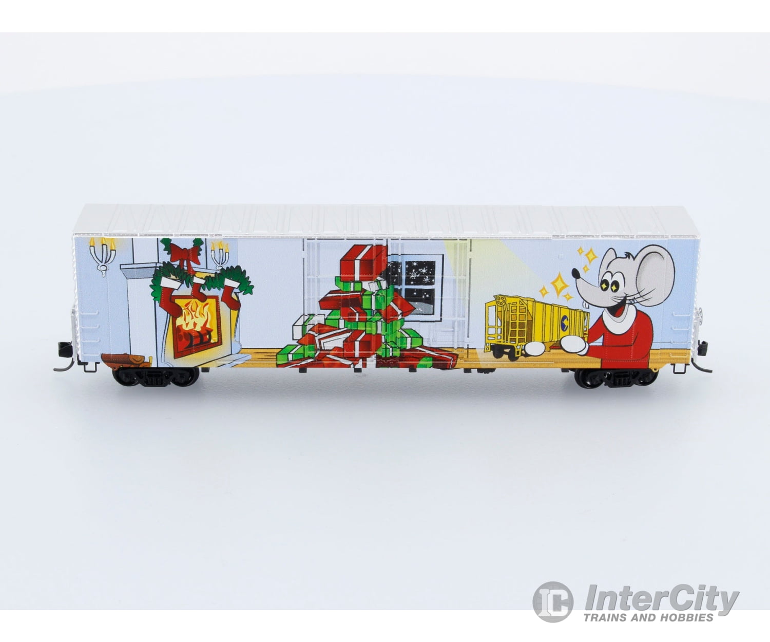 Micro Trains 102 00 160 Mouse Christmas 2021 Car 60’ Box Double Plug Doors Freight Cars
