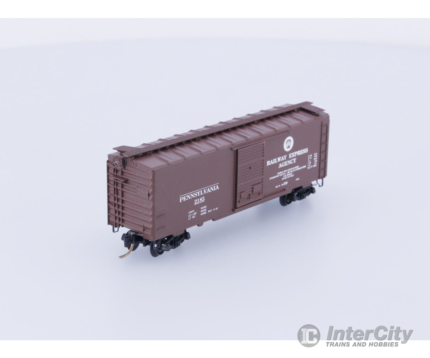 Micro Trains 1020 N 40’ Standard Box Car Pennsylvania (PRR) 2185 Freight Cars