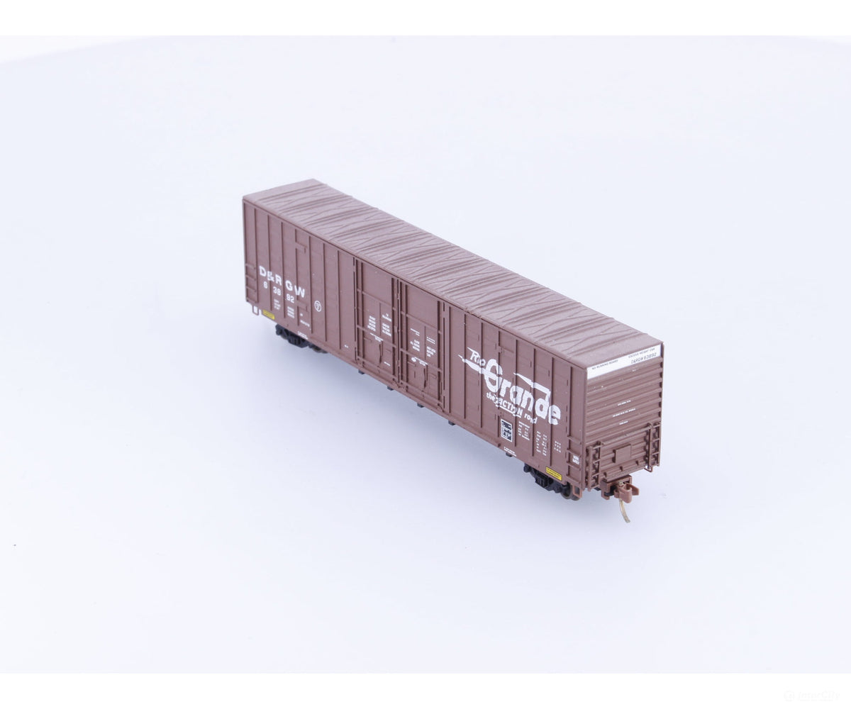 Micro Trains 103010 N 60’ Excess Height Waffle Side Double Door Boxcar #2 Denver and Rio Grande Western (DRGW) 63892