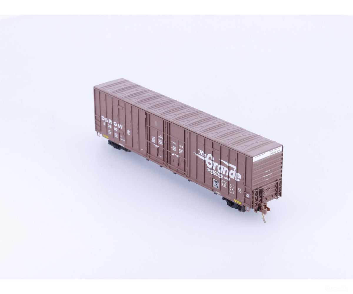 Micro Trains 103010 N 60’ Excess Height Waffle Side Double Door Boxcar Denver and Rio Grande Western (DRGW) 63892