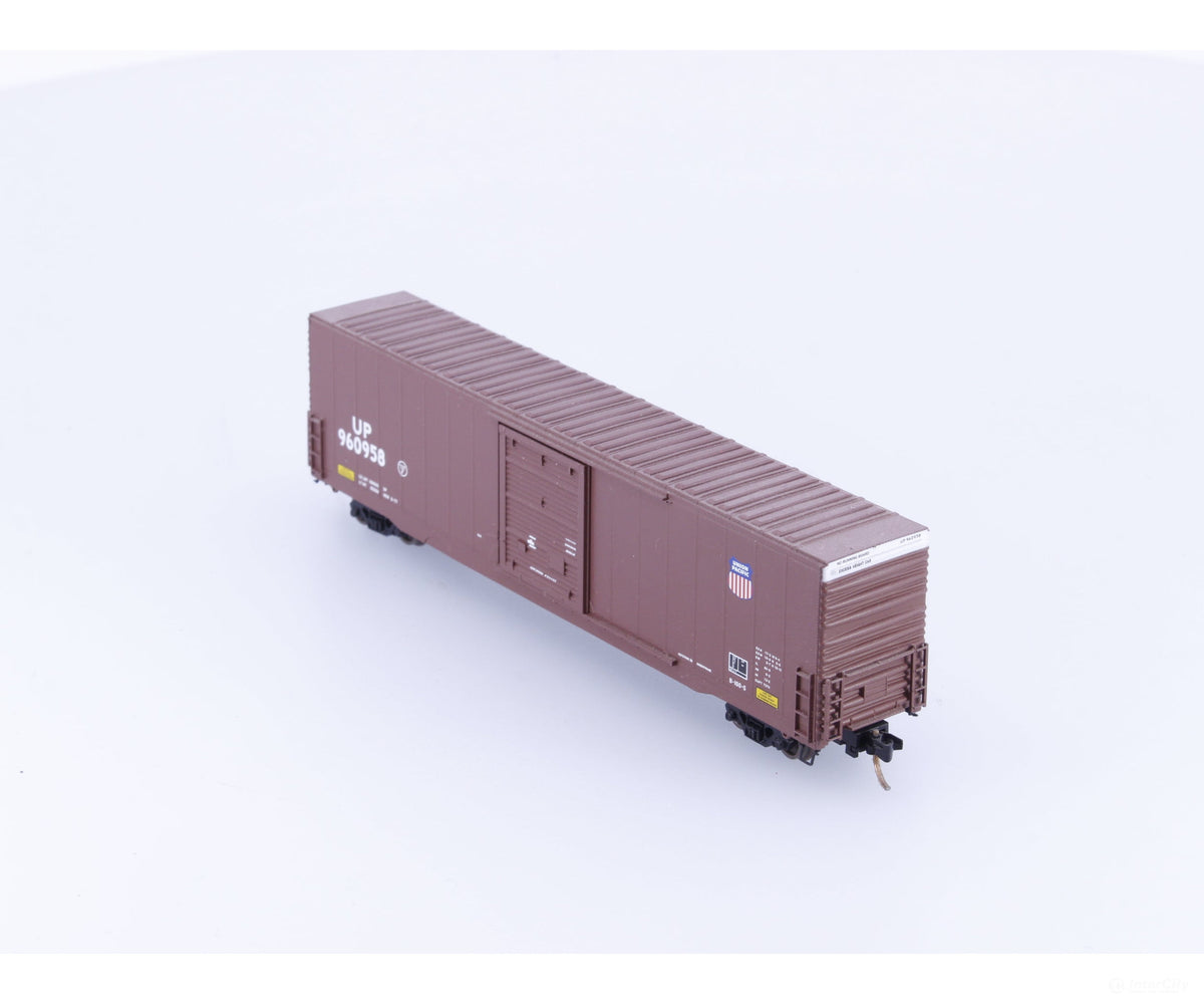 Micro Trains 104030 N 60’ Excess Height Rivet Side Single Door Boxcar Union Pacific (UP) 960958 - Freight Cars