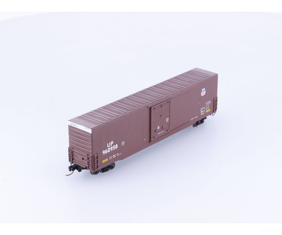 Micro Trains 104030 N 60’ Excess Height Rivet Side Single Door Boxcar Union Pacific (UP) 960958 - Freight Cars