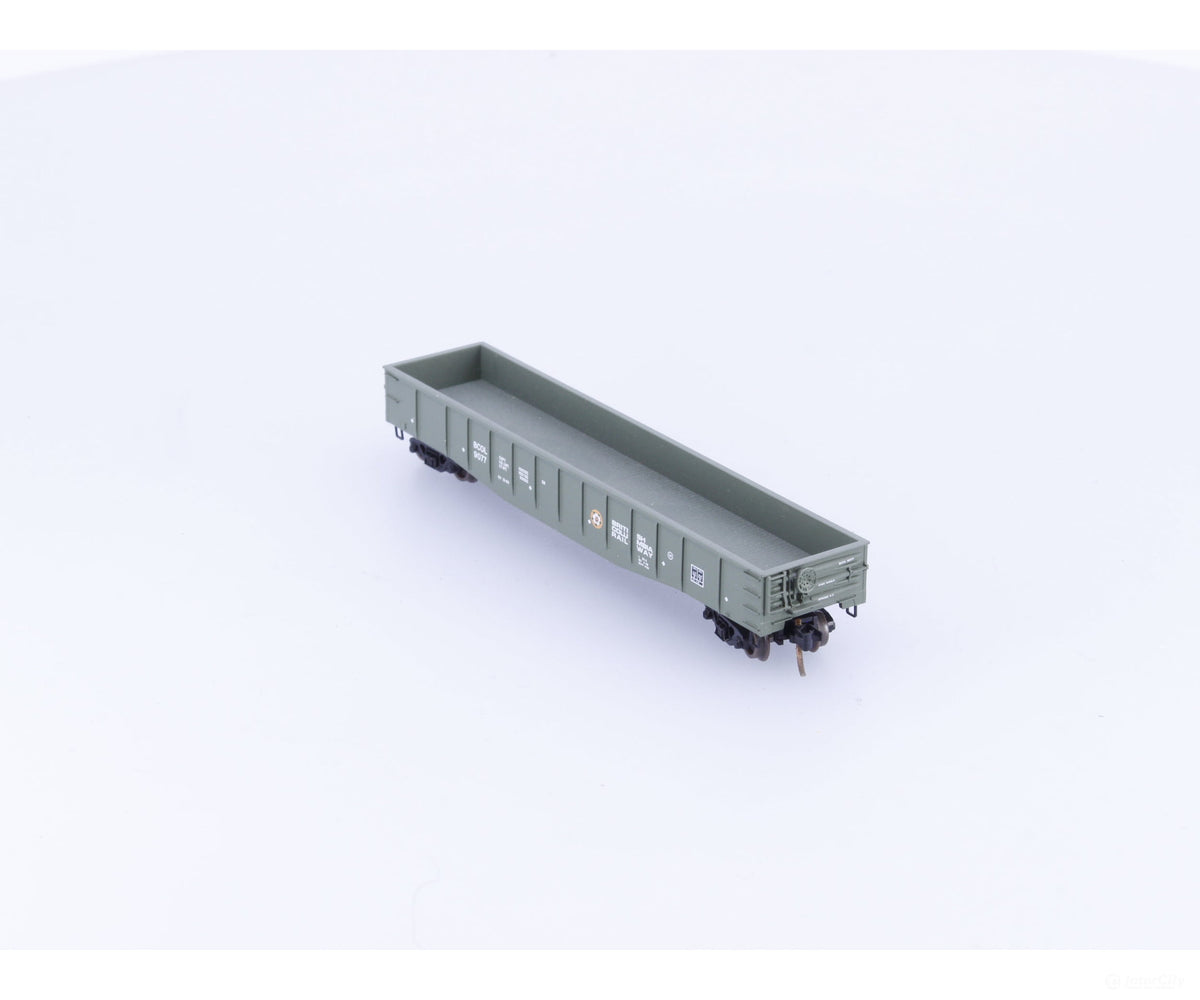 Micro Trains 105050 N 50’ Steel Side 14 Panel Fixed End Gondola #4 British Columbia Railway (BCOL) 9077 - Freight Cars