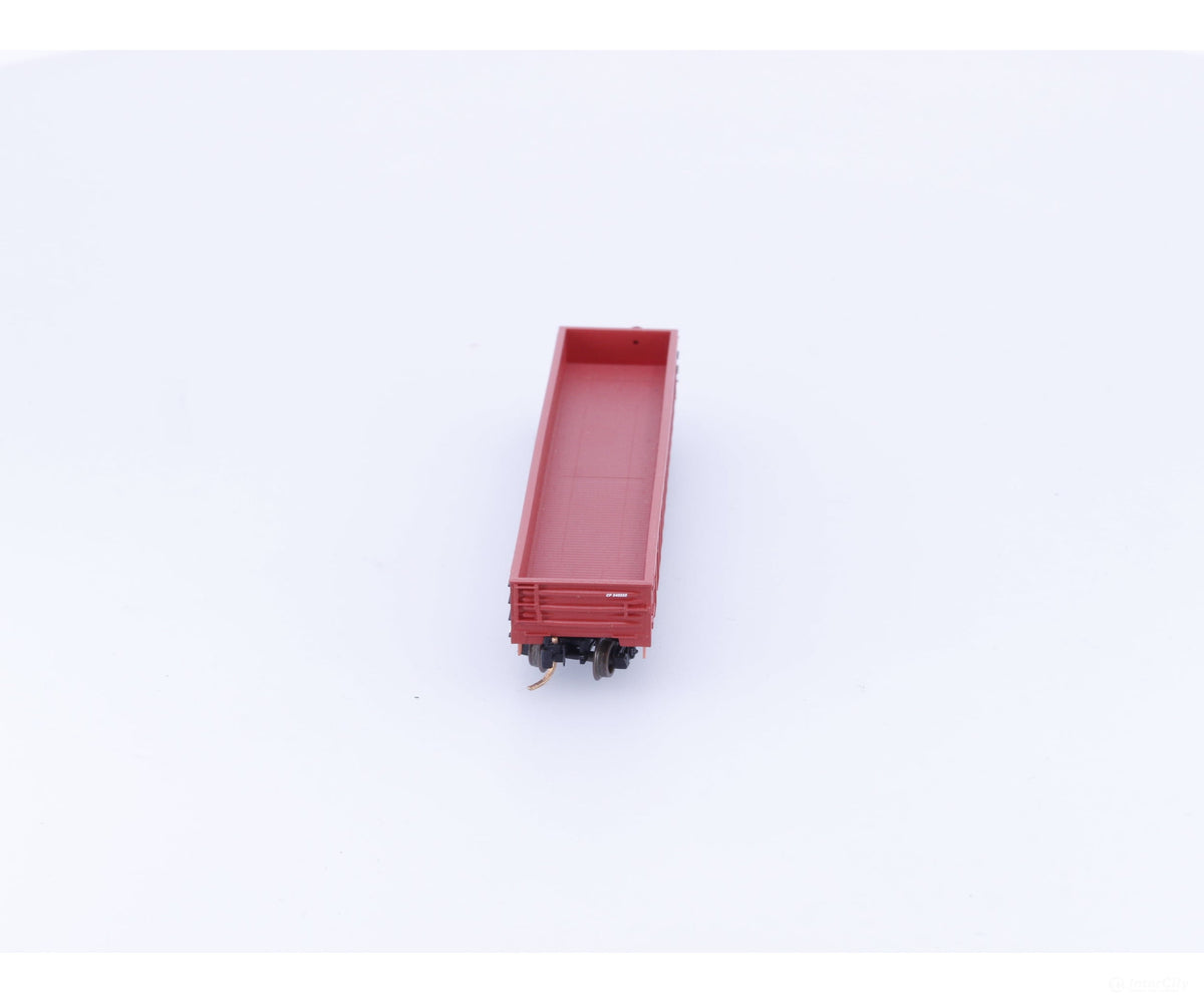 Micro Trains 105110 N 50’ Steel Side Fixed End Gondola Canadian Pacific (CP) 340222 (#5) - Freight Cars