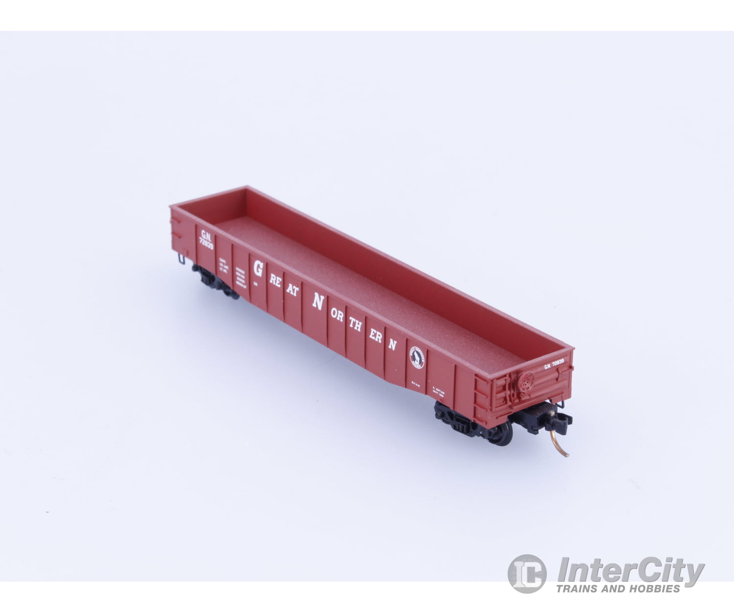 Micro Trains 105540 N 50’ 15 Panel Steel Side Fixed End Gondola Great Northern (GN) 72839 Freight Cars