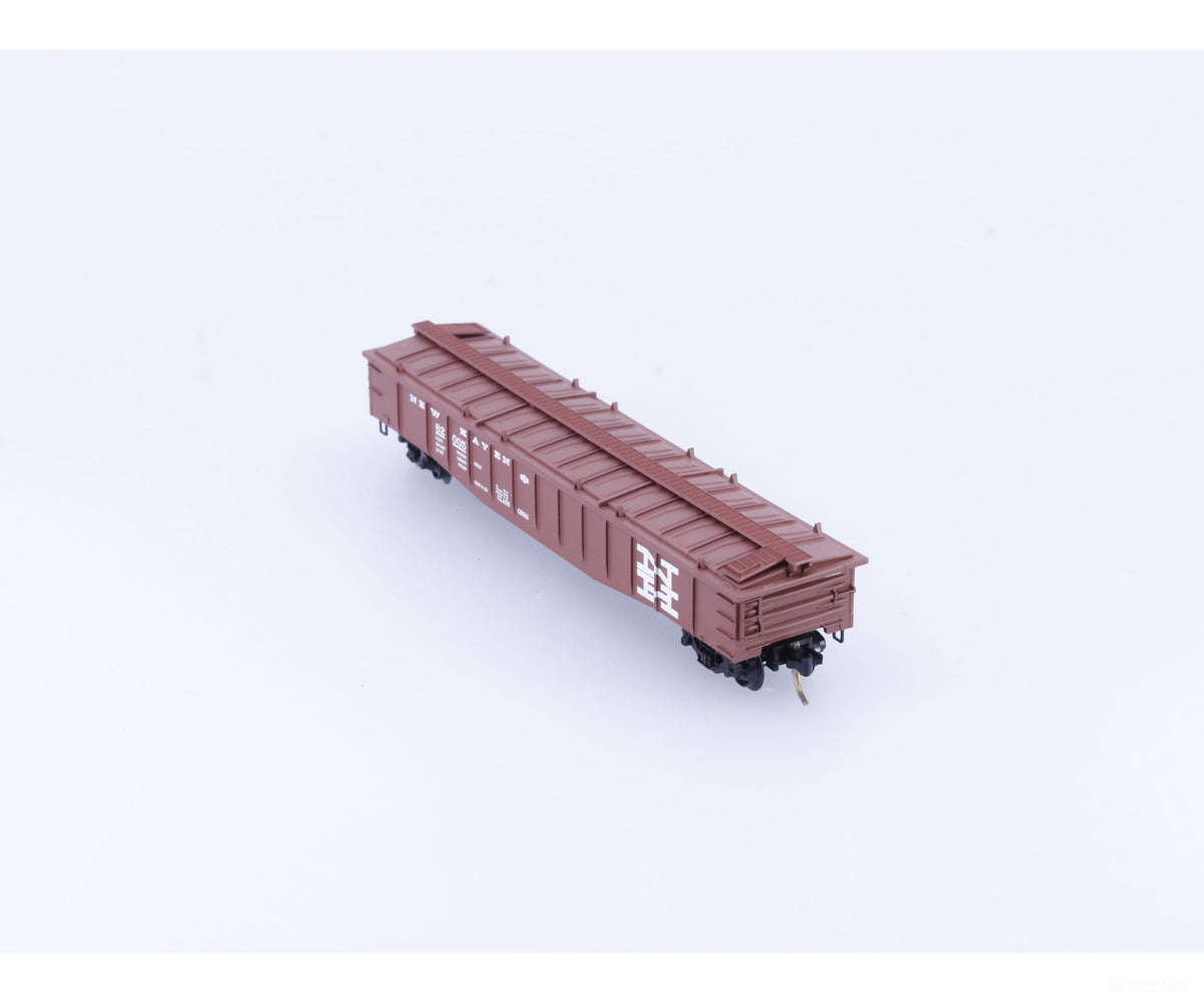 Micro Trains 106010 N 50’ Fixed End Gondola w Low Cover New York New Haven and Hartford Railroad (NH) 62005 - Freight