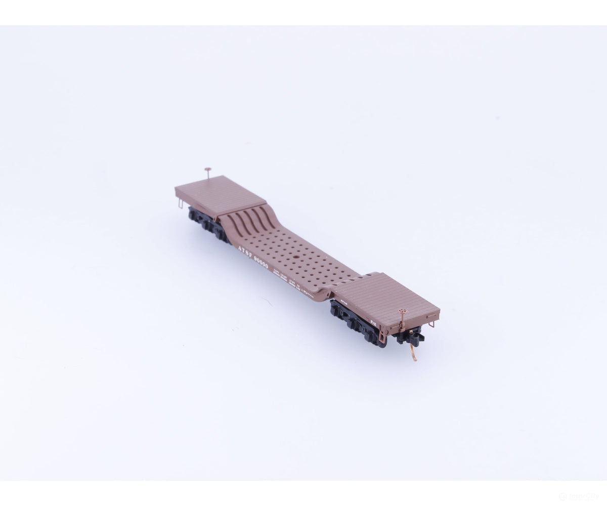 Micro Trains 109040 N Heavy Duty Depressed Center Flat Car #1 Atchison Topeka and Santa Fe (ATSF) 90000 - Freight Cars
