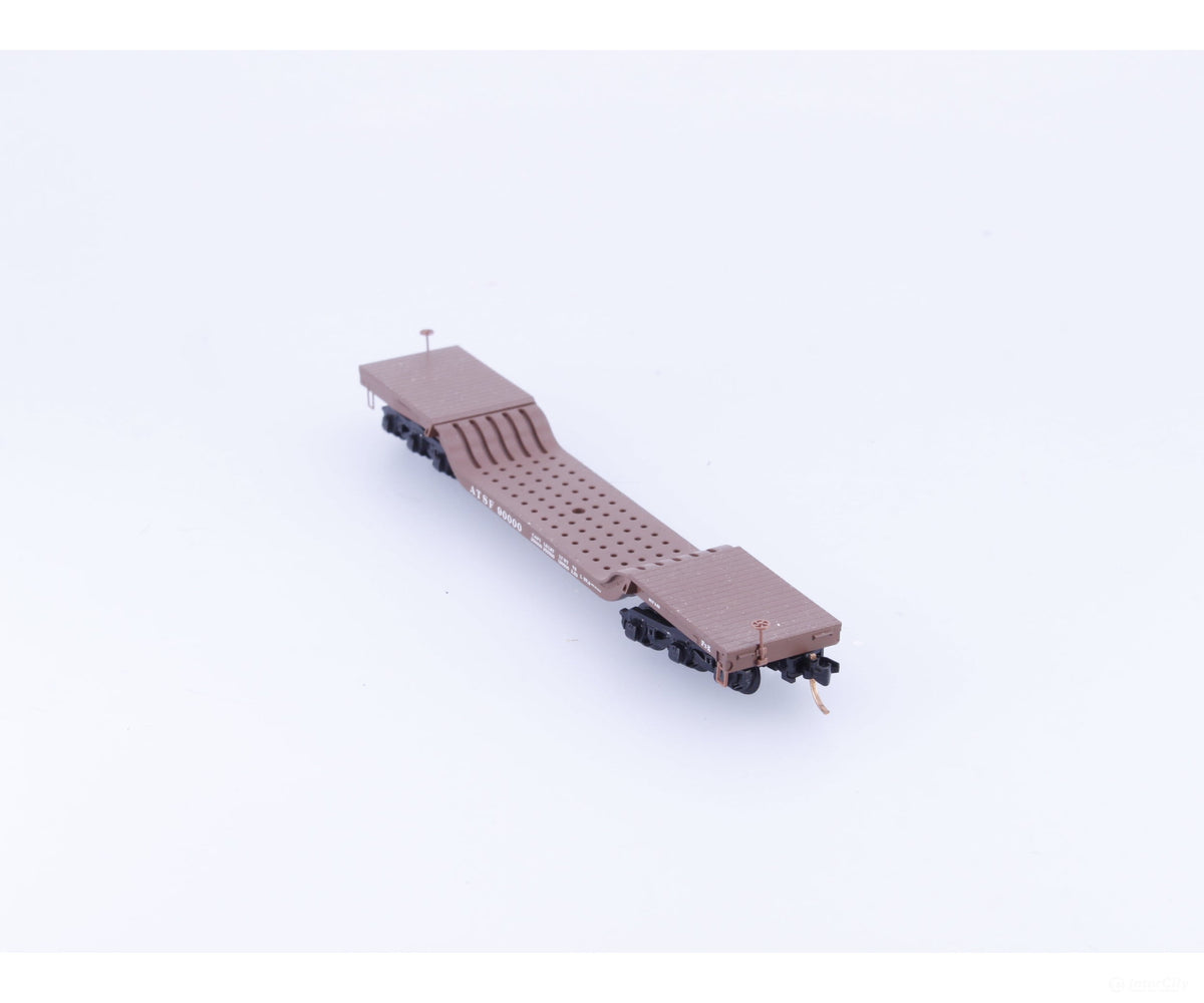 Micro Trains 109040 N Heavy Duty Depressed Center Flat Car #15 Atchison Topeka and Santa Fe (ATSF) 90000 - Freight Cars