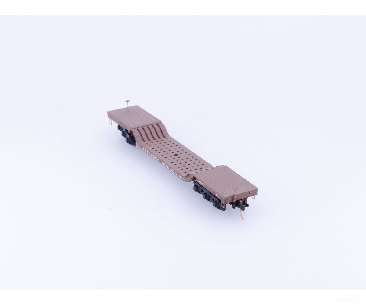 Micro Trains 109040 N Heavy Duty Depressed Center Flat Car #4 Atchison Topeka and Santa Fe (ATSF) 90000 - Freight Cars