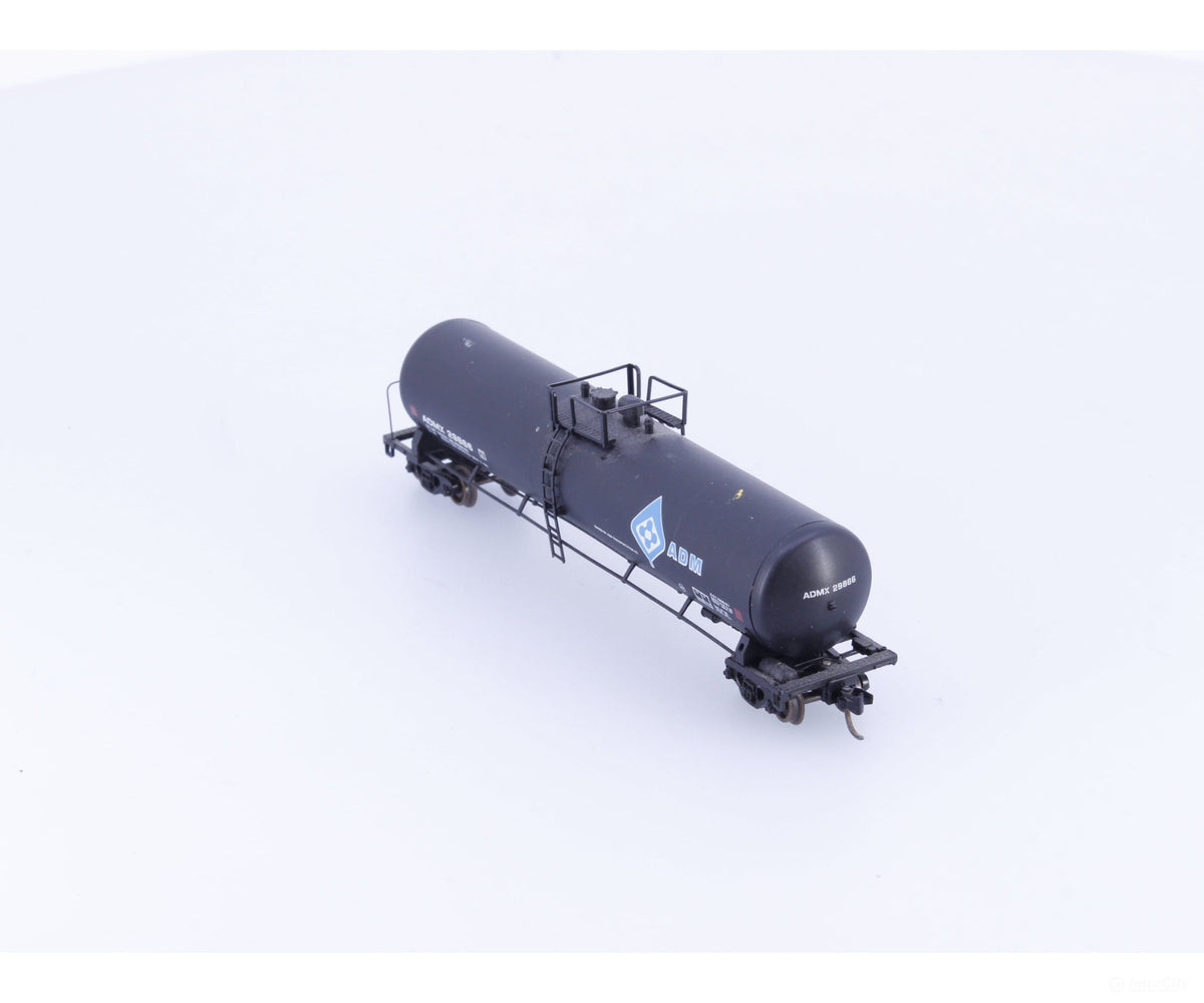 Micro Trains 110020 N 56’ General Service Single Dome Tank Car ADM Transportation Co (ADMX) 29866 - Freight Cars