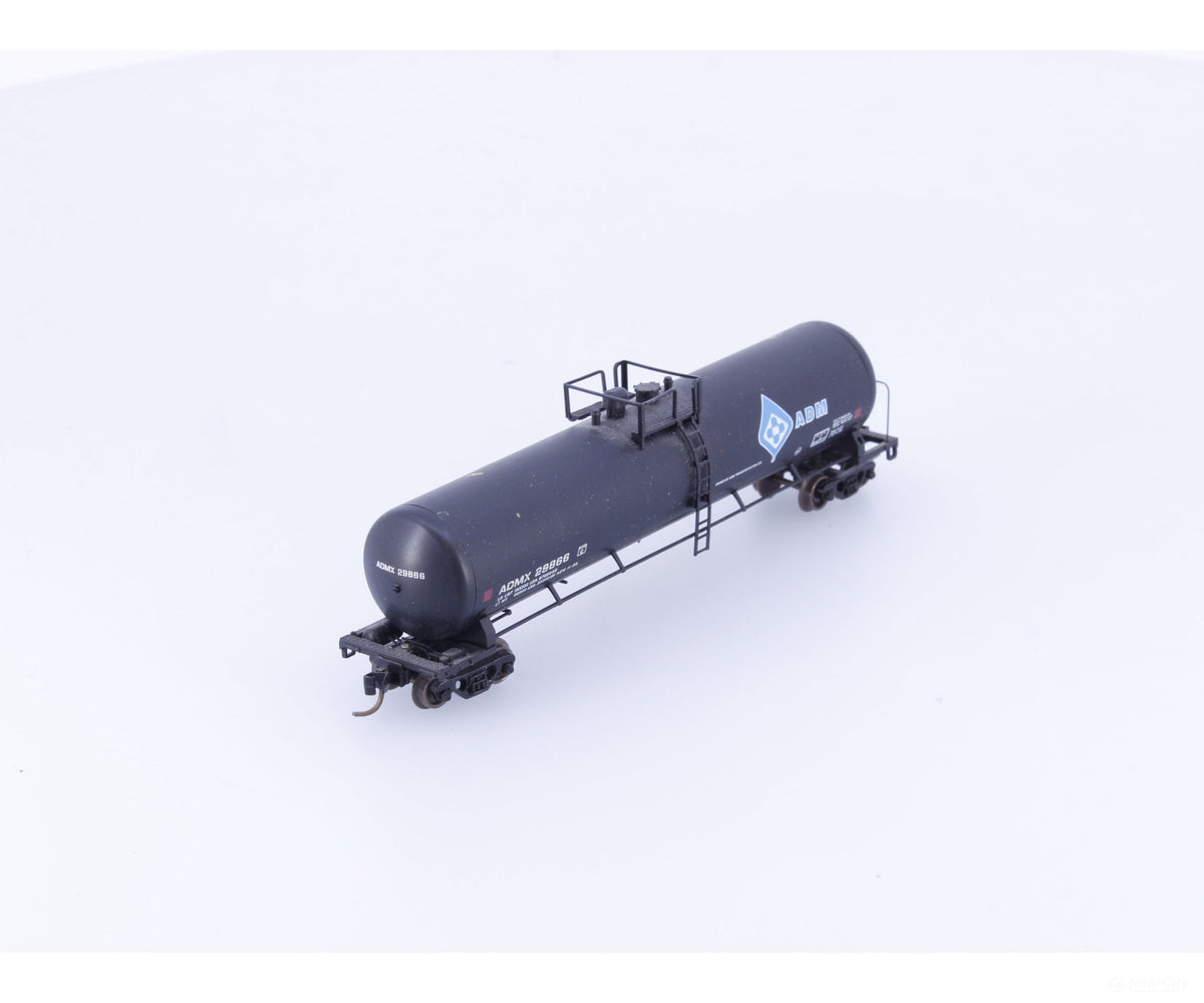 Micro Trains 110020 N 56’ General Service Single Dome Tank Car ADM Transportation Co (ADMX) 29866 - Freight Cars