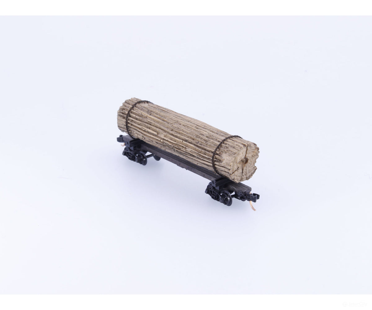 Micro Trains 113030 N 40’ Skeleton Log Car w/ Large Log #1 Unlettered 113030 - Freight Cars