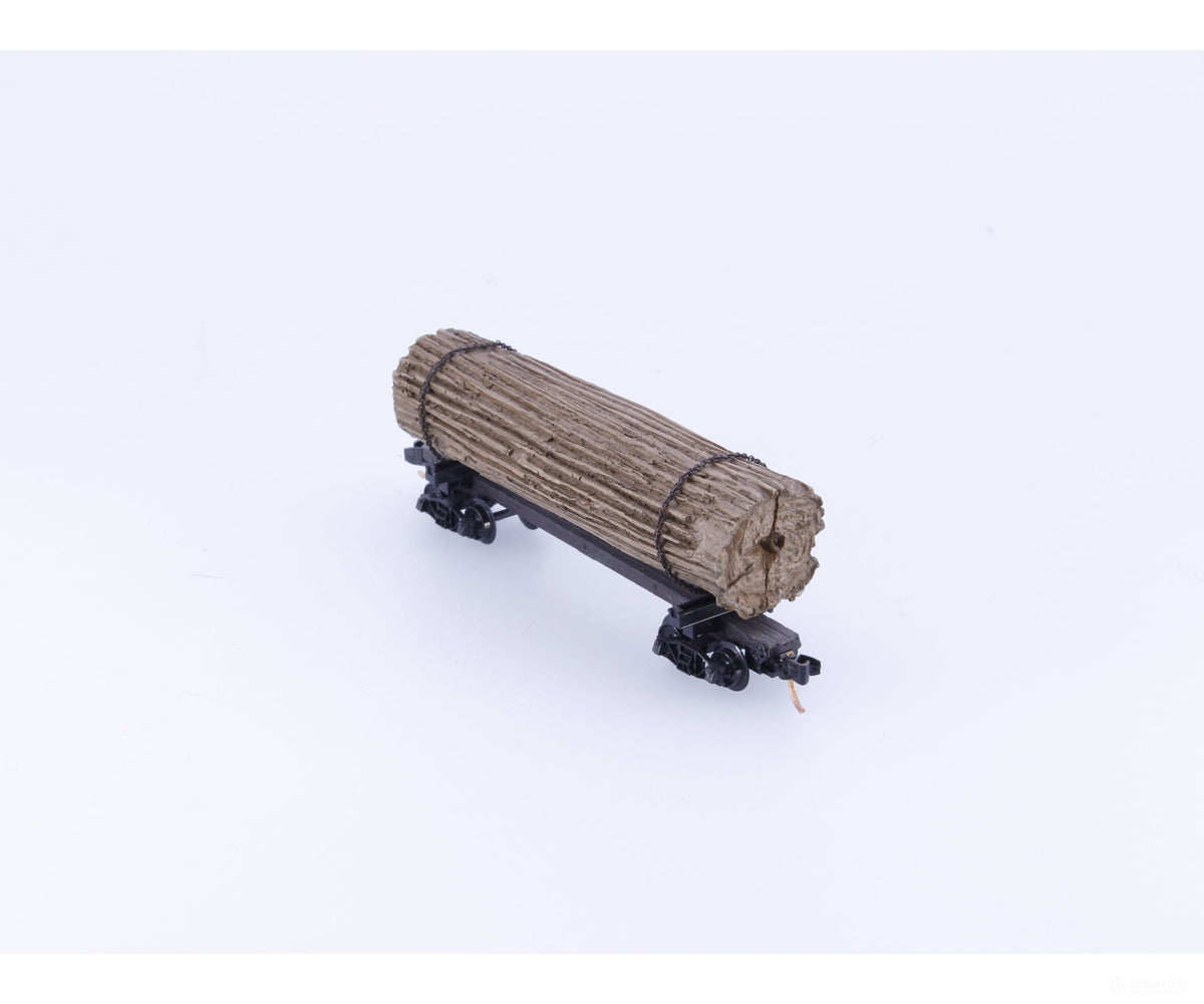 Micro Trains 113030 N 40’ Skeleton Log Car w/ Large Log #3 Unlettered 113030 - Freight Cars