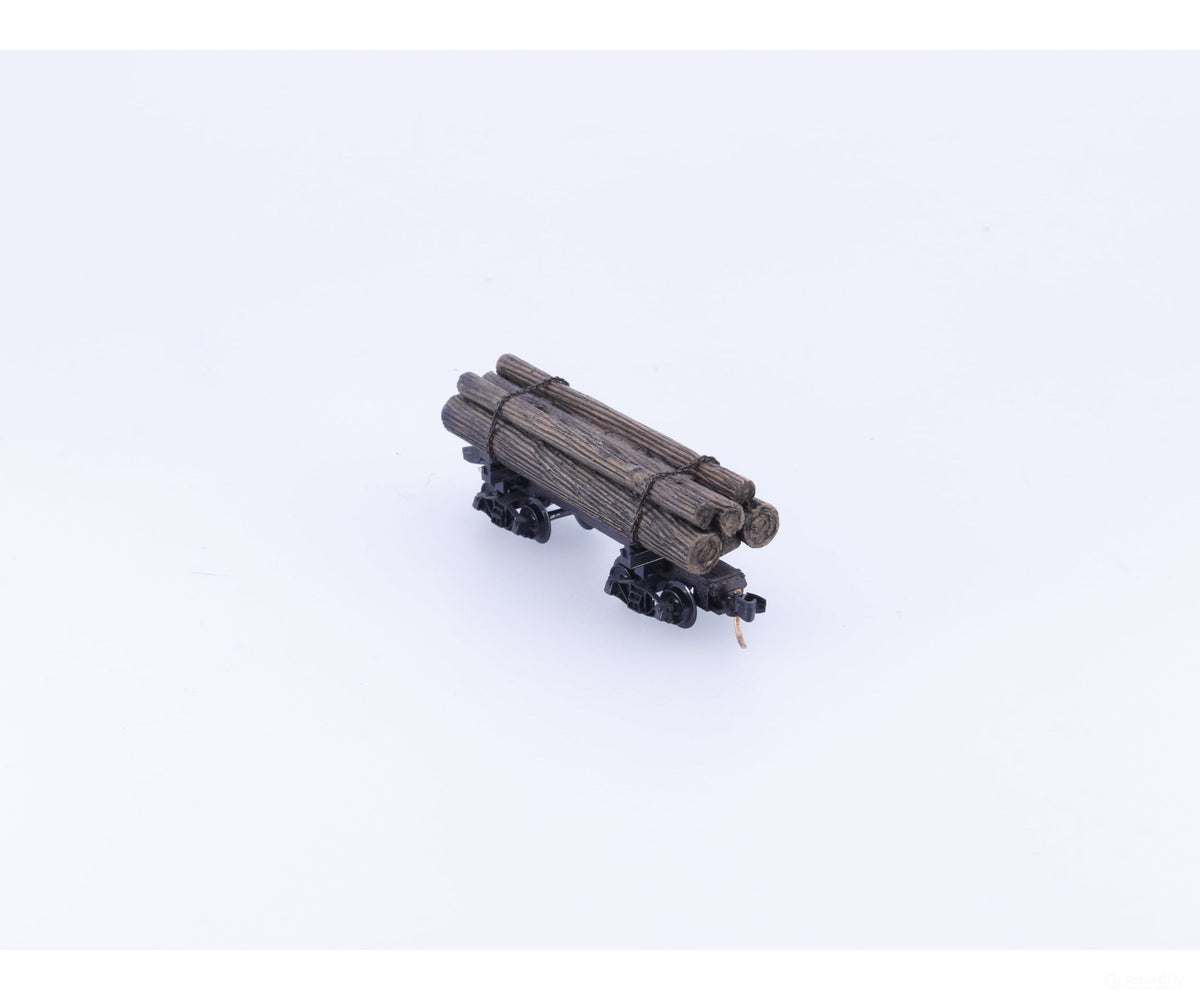 Micro Trains 113510 N 30’ Skeleton Log Car w/ Logs #1 Unlettered 113510 - Freight Cars