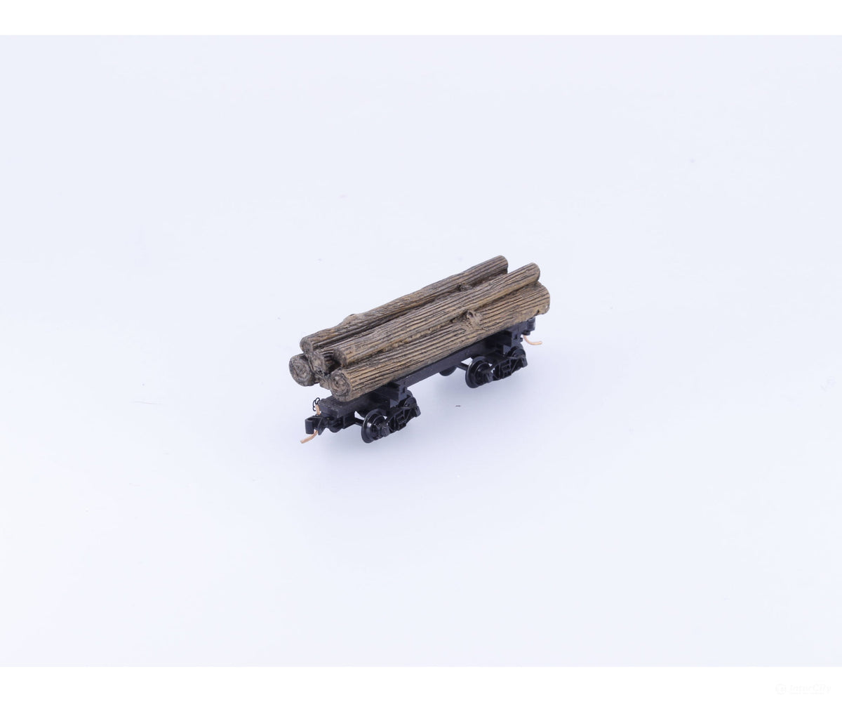 Micro Trains 113510 N 30’ Skeleton Log Car w/ Logs #3 Unlettered 113510 - Freight Cars