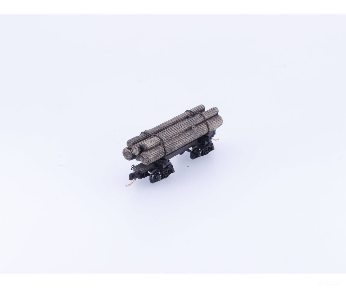 Micro Trains 113510 N 30’ Skeleton Log Car w/ Logs #5 Unlettered 113510 - Freight Cars