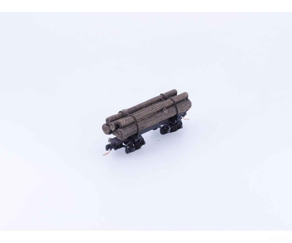 Micro Trains 113510 N 30’ Skeleton Log Car w/ Logs #6 Unlettered 113510 - Freight Cars