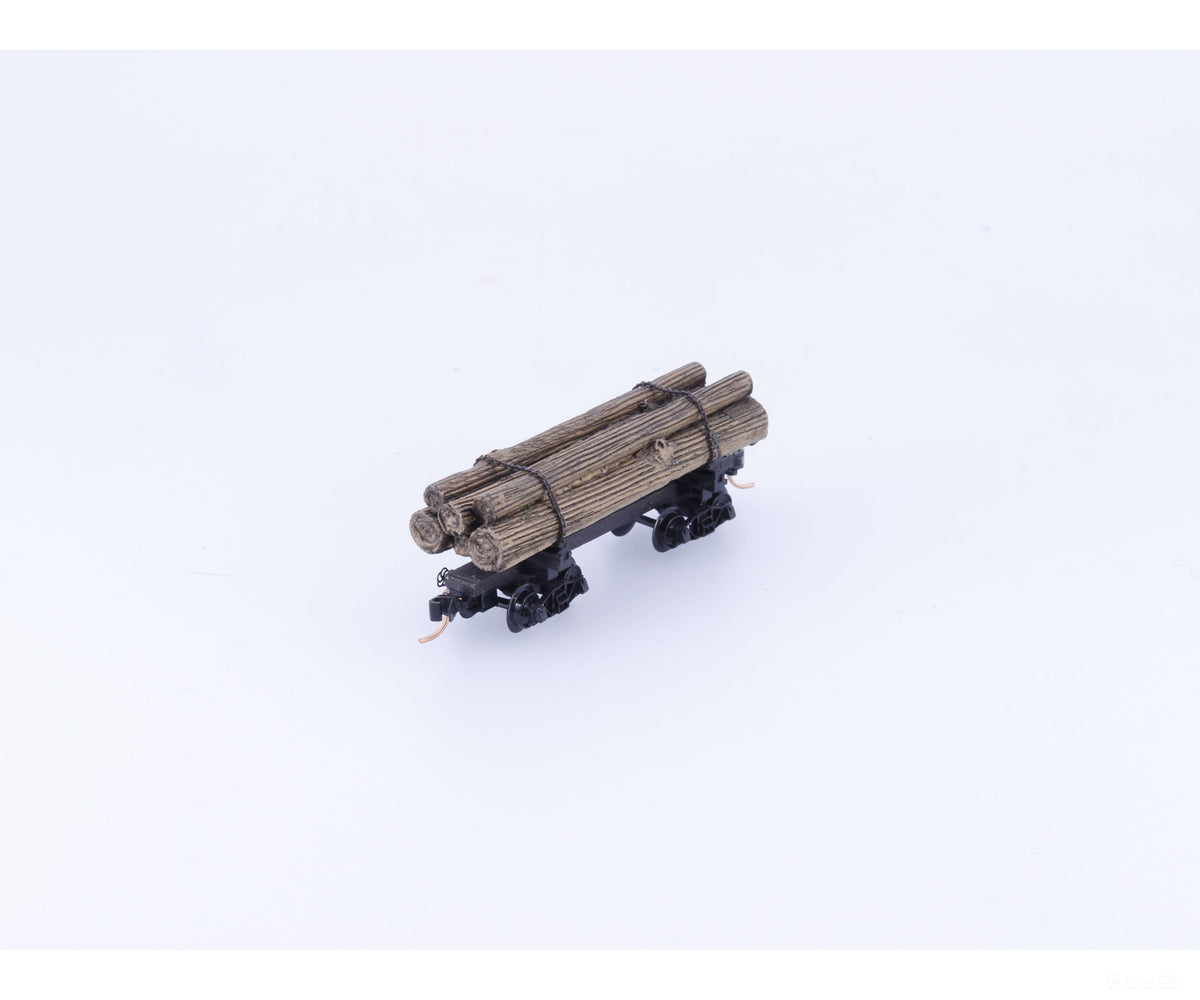 Micro Trains 113510 N 30’ Skeleton Log Car w/ Logs #7 Unlettered 113510 - Freight Cars