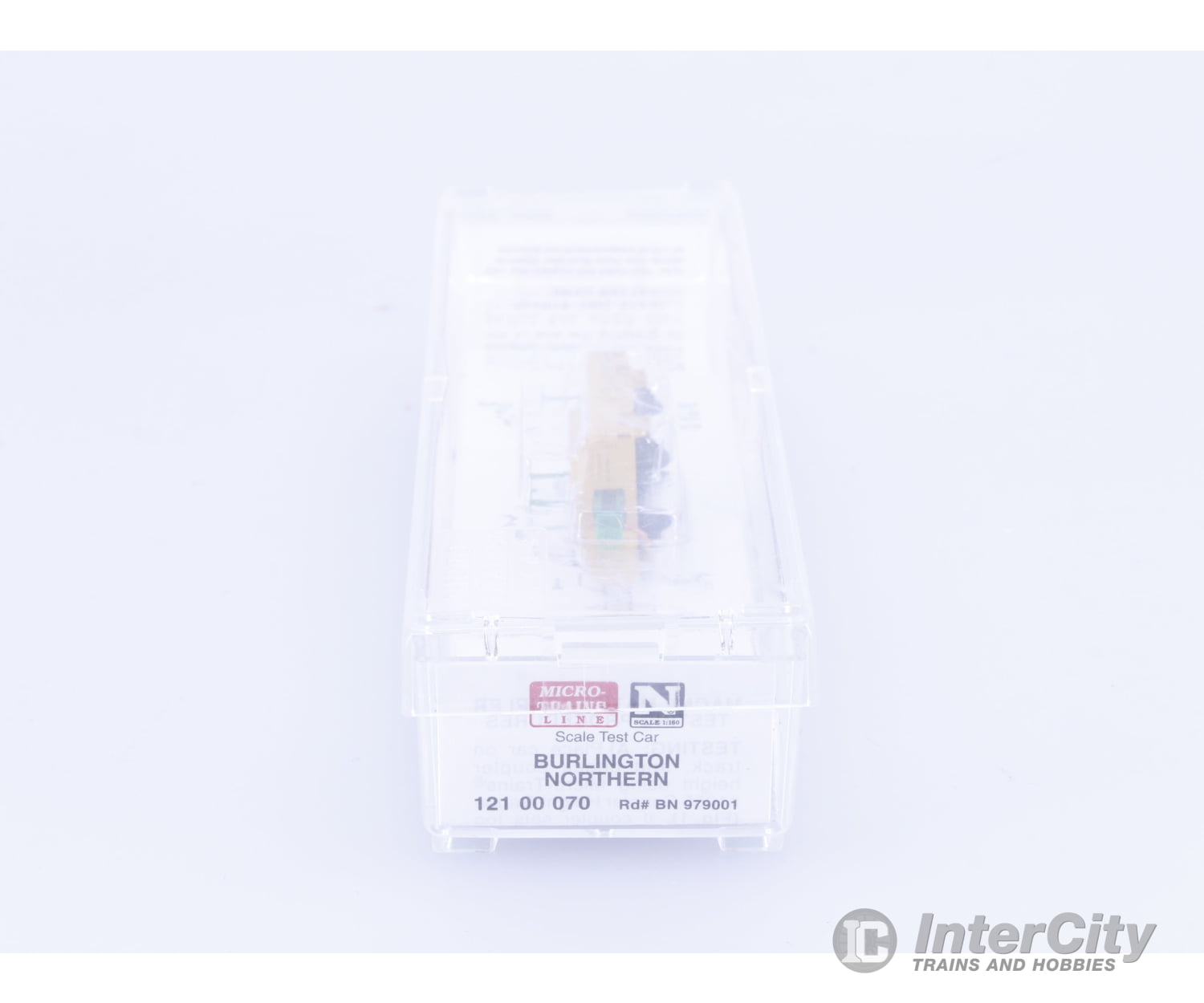Micro Trains 12100070 N Maintenance of Way Equipment Scale Test Car Burlington Northern (BN) 979001 (#2) Freight Cars