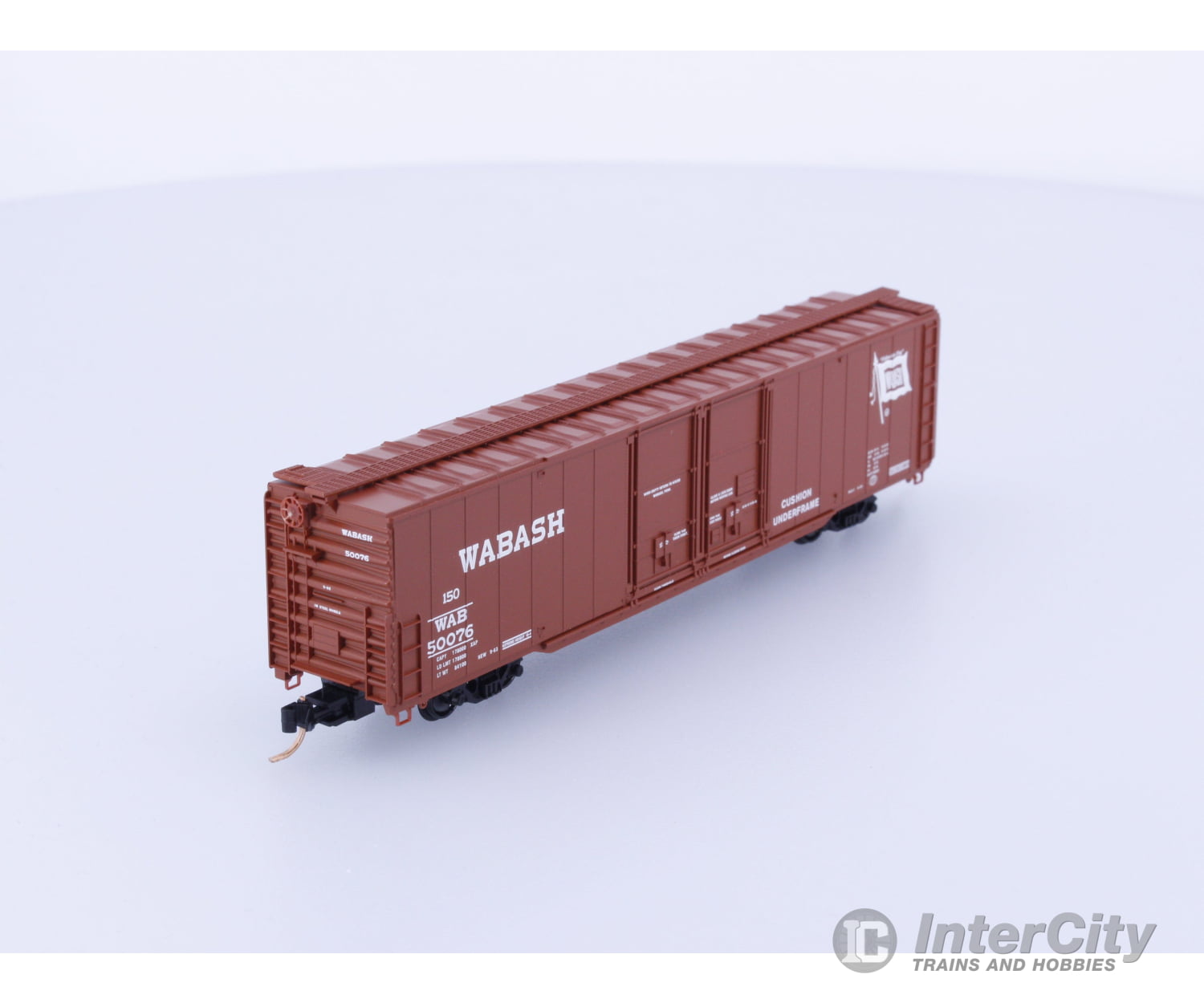 Micro Trains 12200010 N Boxcar 60’ High-Cube Wabash WAB Wabash Railroad (WAB) 50076 Freight Cars