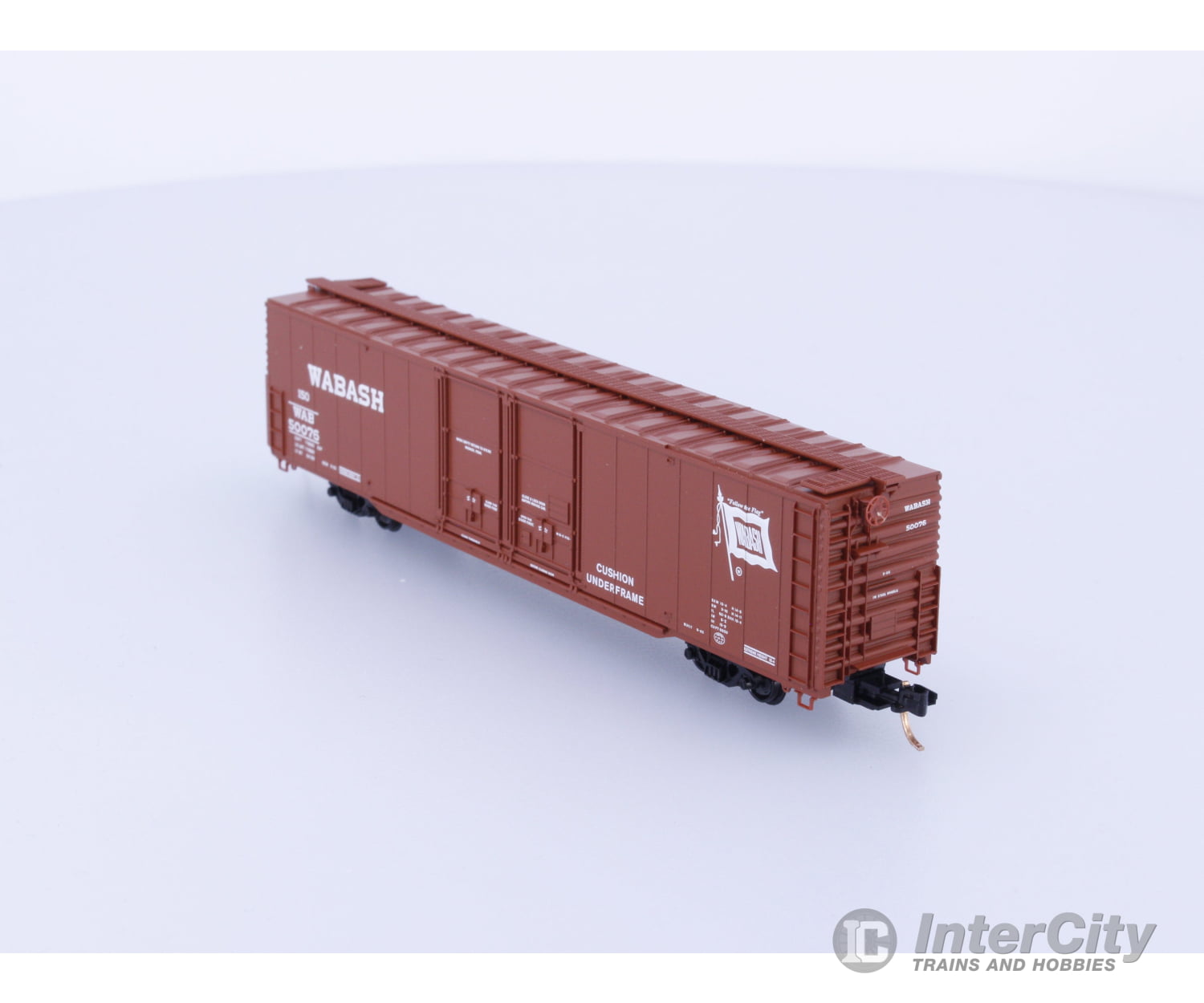 Micro Trains 12200010 N Boxcar 60’ High-Cube Wabash WAB Wabash Railroad (WAB) 50076 Freight Cars