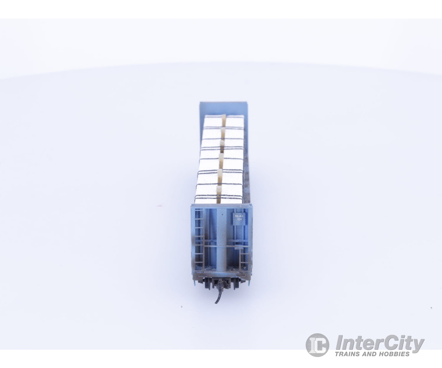 Micro Trains 124 N Bulkhead Flatcar with Lumber Load NLAX 124 Freight Cars