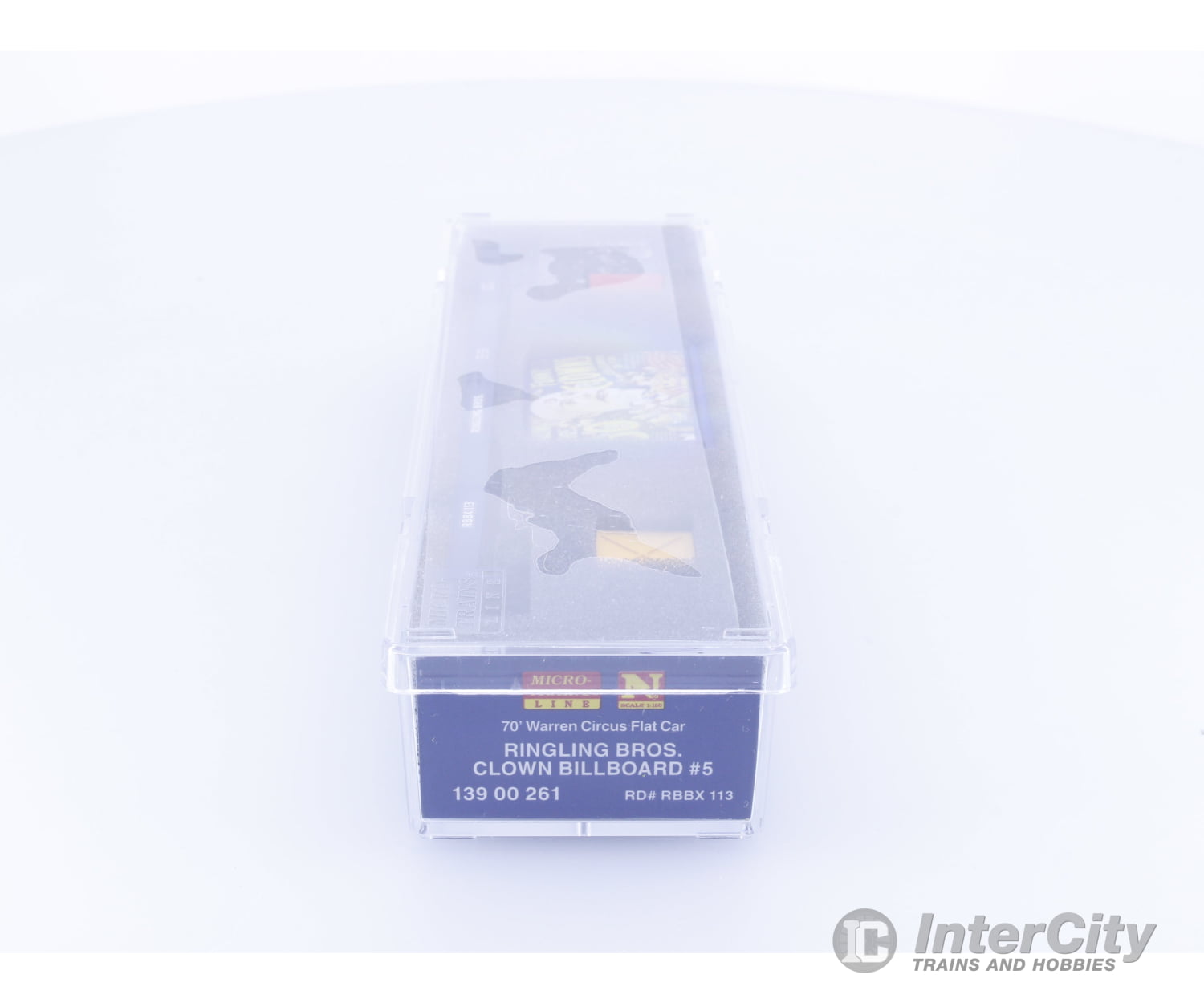 Micro Trains 13900261 N 70’ Warren Circus Flatcar Ringling Bros. and Barnum & Bailey (RBBX) 113 Freight Cars