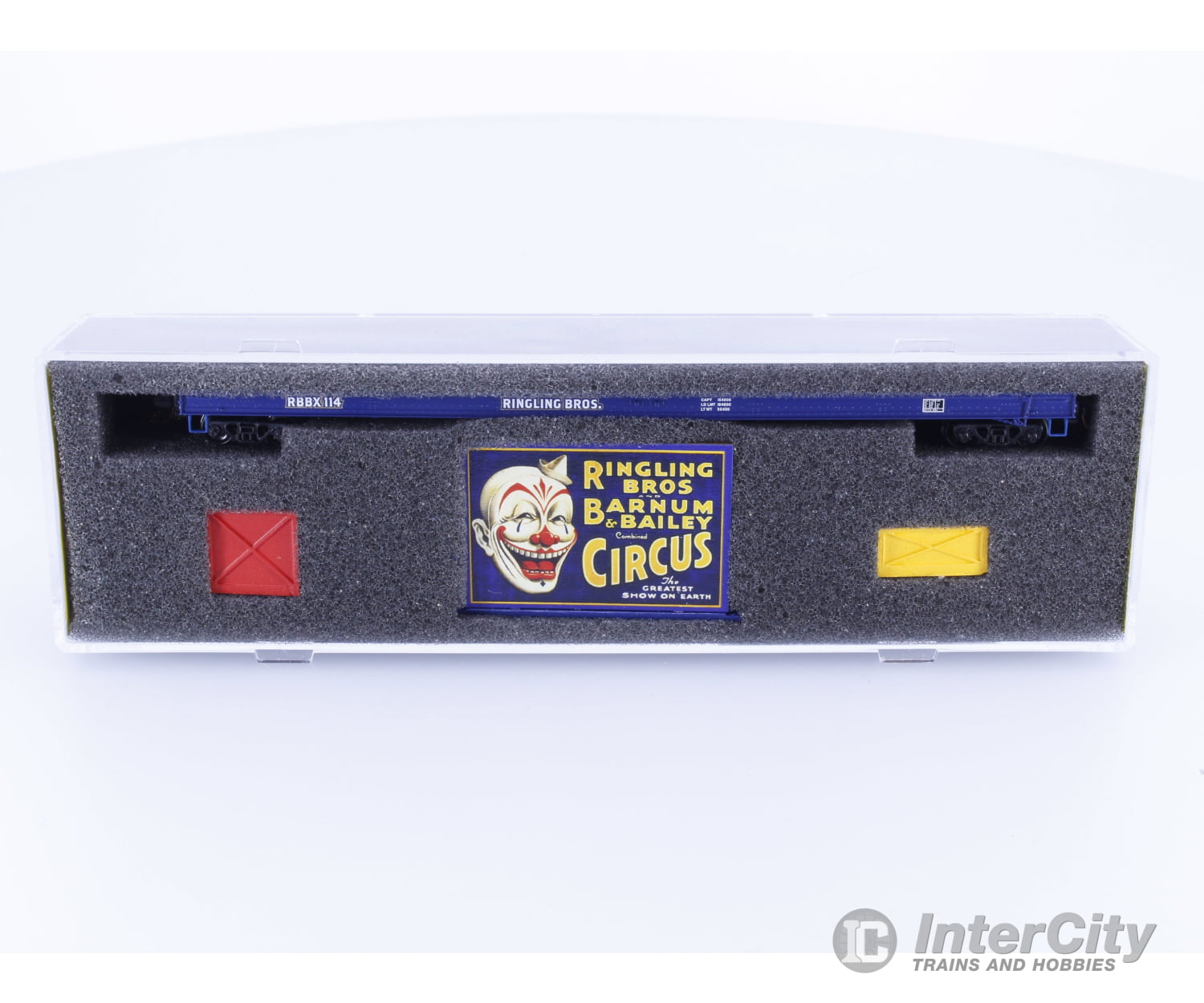Micro Trains 13900262 N 70’ Warren Circus Flatcar Ringling Bros. and Barnum & Bailey (RBBX) 114 Freight Cars