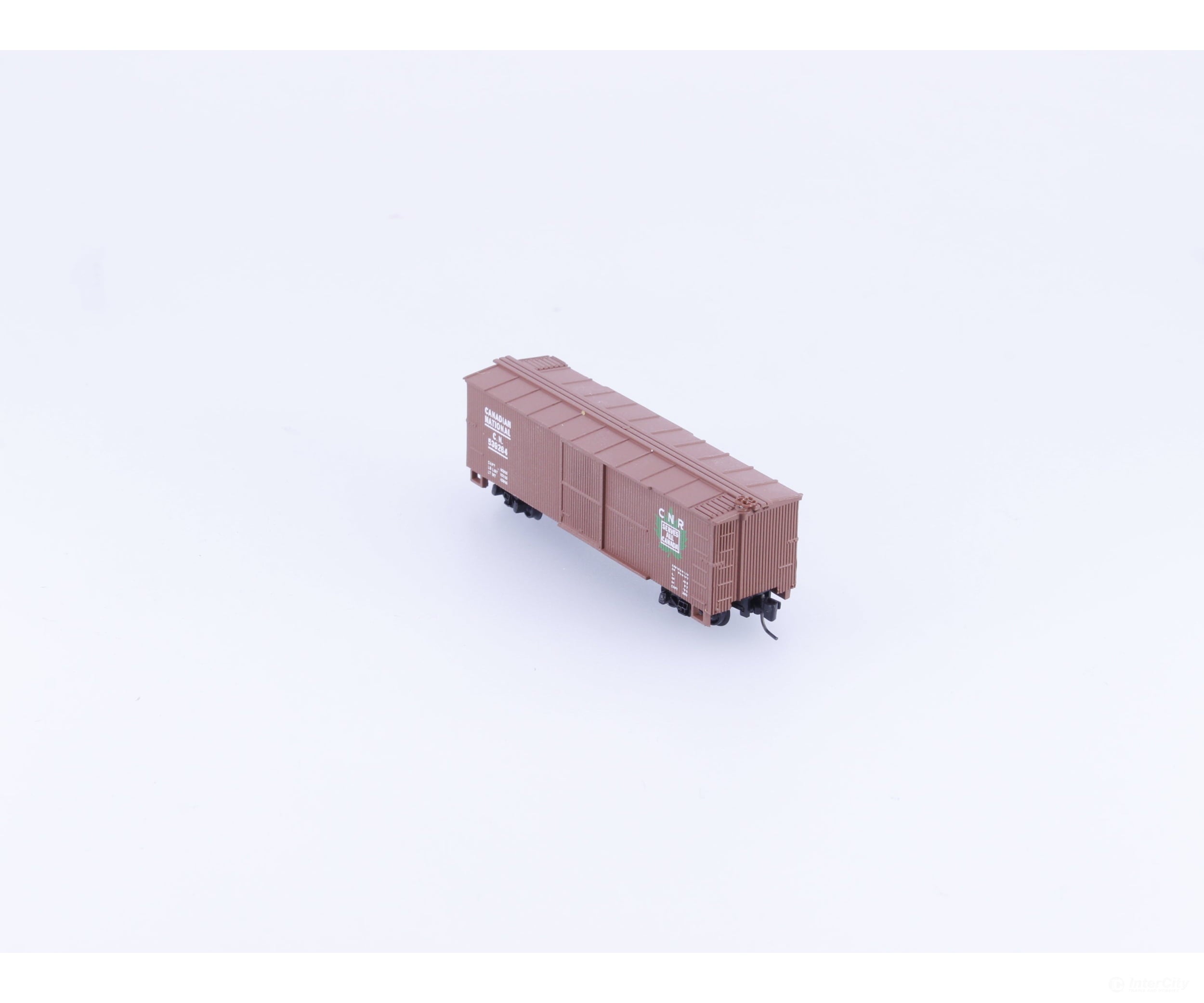 Micro Trains 13903 Z 40’ Dbl Sheathed Wood Boxcar Single Door Canadian National (CN) 539264 - Freight Cars