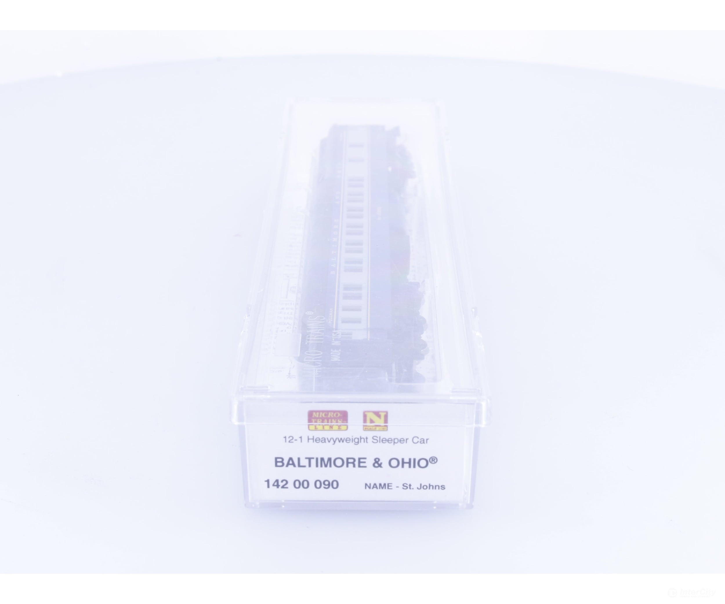 Micro Trains 14200090 N 12-1 Heavyweight Pullman Sleeper Car Baltimore and Ohio (BO) St.Johns - Passenger Cars