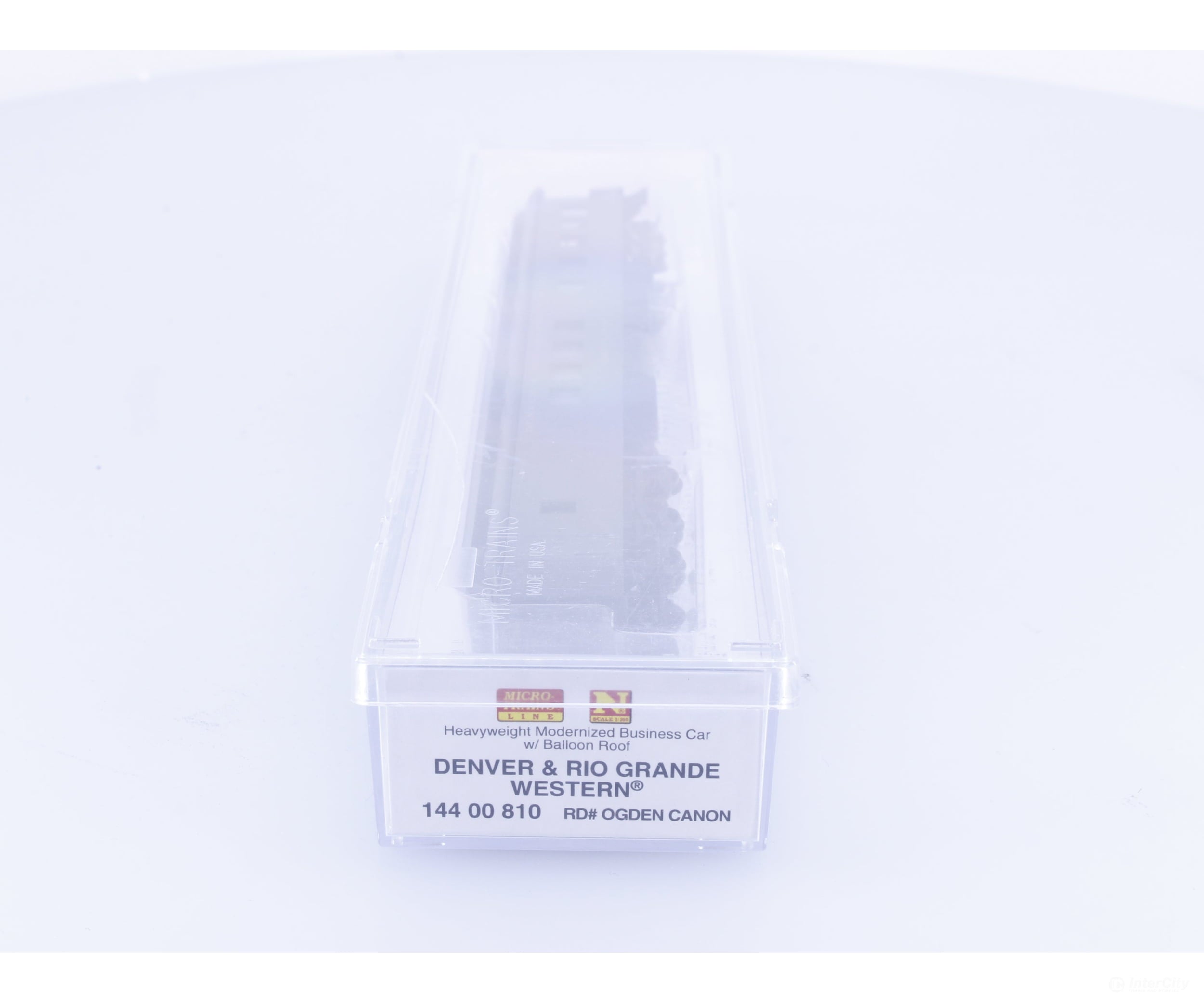Micro Trains 14400810 N Heavyweight Modernized Business Car with Balloon Roof Denver and Rio Grande Western (DRGW)
