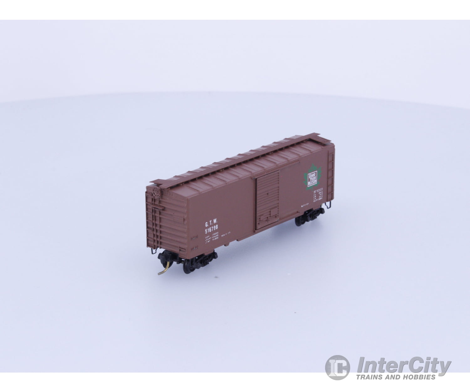 Micro Trains 20018 N Boxcar 40’ PS-1 Grand Trunk Western Railroad (GTW) 516798 (#2) Freight Cars