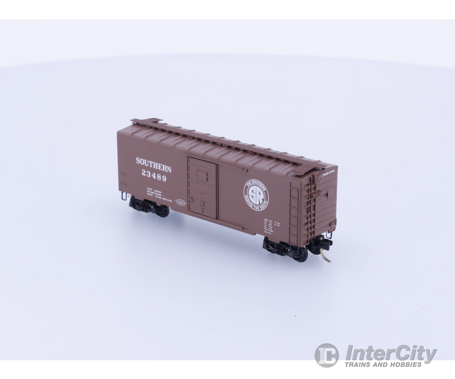 Micro Trains 20062 N 40’ Standard Box Car Single Door Southern Railway (SOU) 23489 Freight Cars