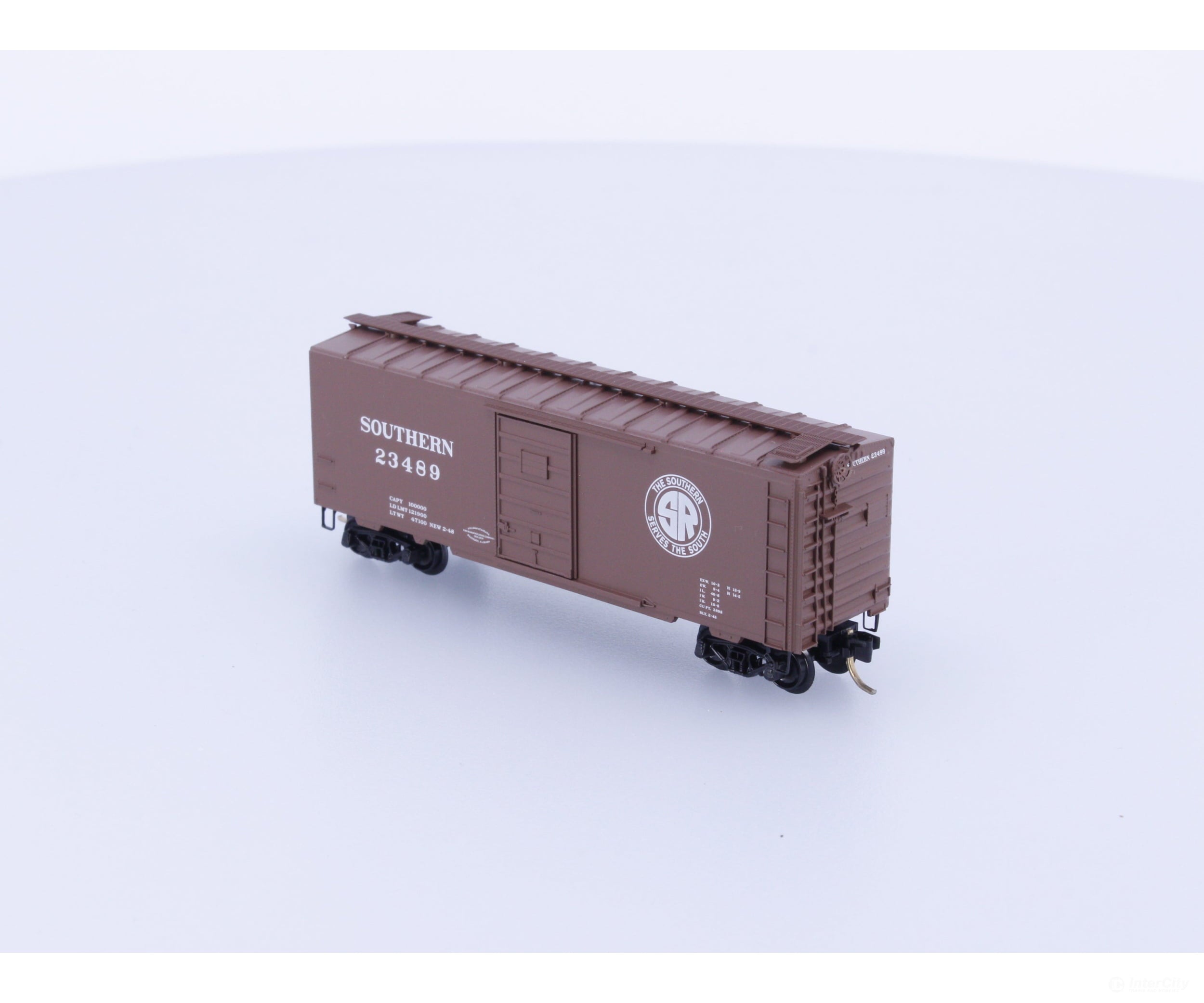 Micro Trains 20062 N 40’ Standard Box Car Single Door Southern Railway (SOU) 23489 Freight Cars