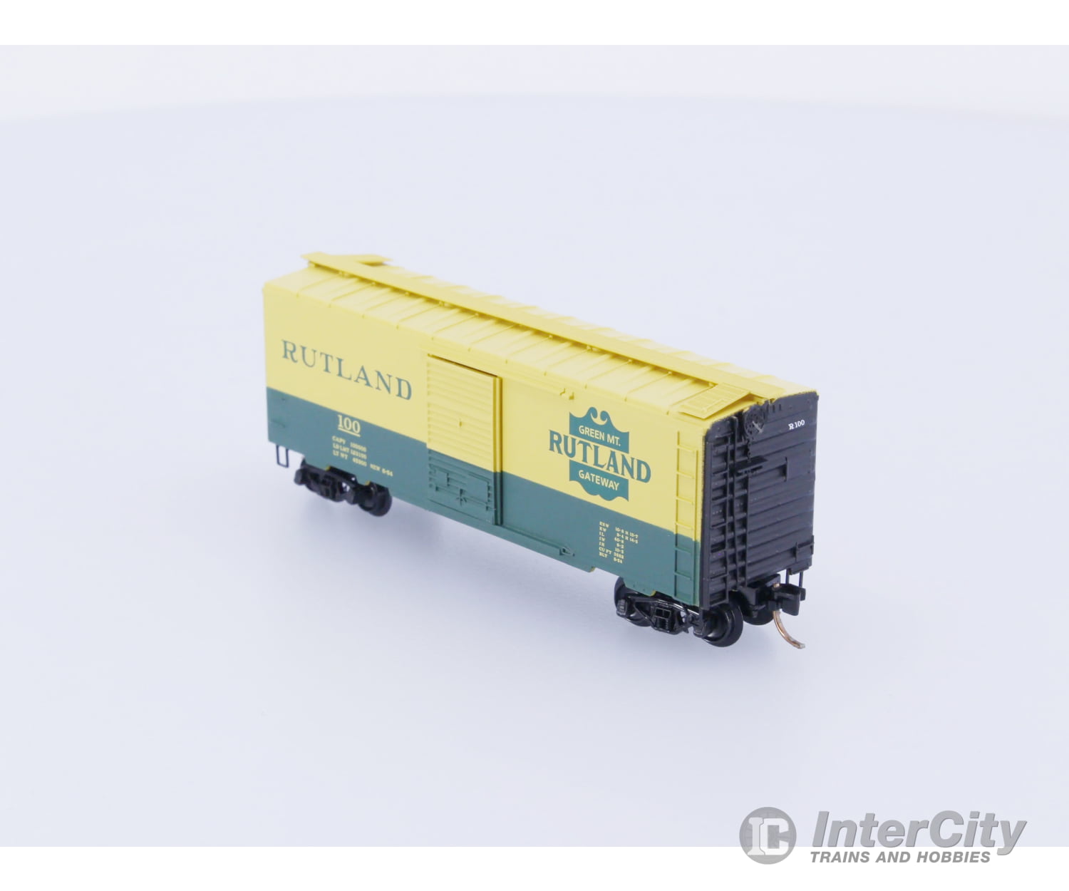 Micro Trains 20146 N Boxcar 40’ PS-1 Rutland RUT Rutland Line (RL) 100 Freight Cars
