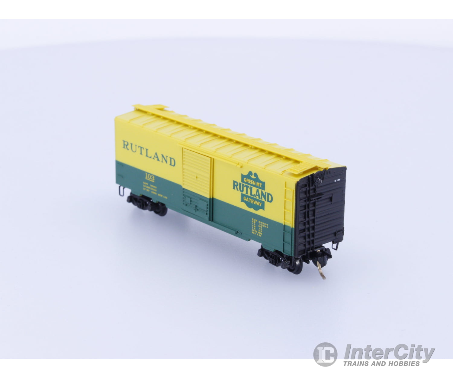 Micro Trains 20146 N Boxcar 40’ PS-1 Rutland RUT Rutland Line (RL) 103 Freight Cars