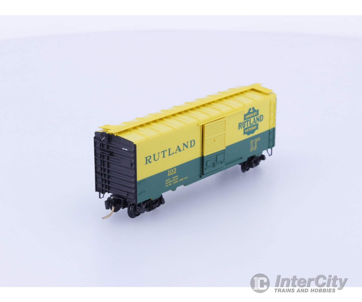 Micro Trains 20146 N Boxcar 40’ PS-1 Rutland RUT Rutland Line (RL) 103 Freight Cars