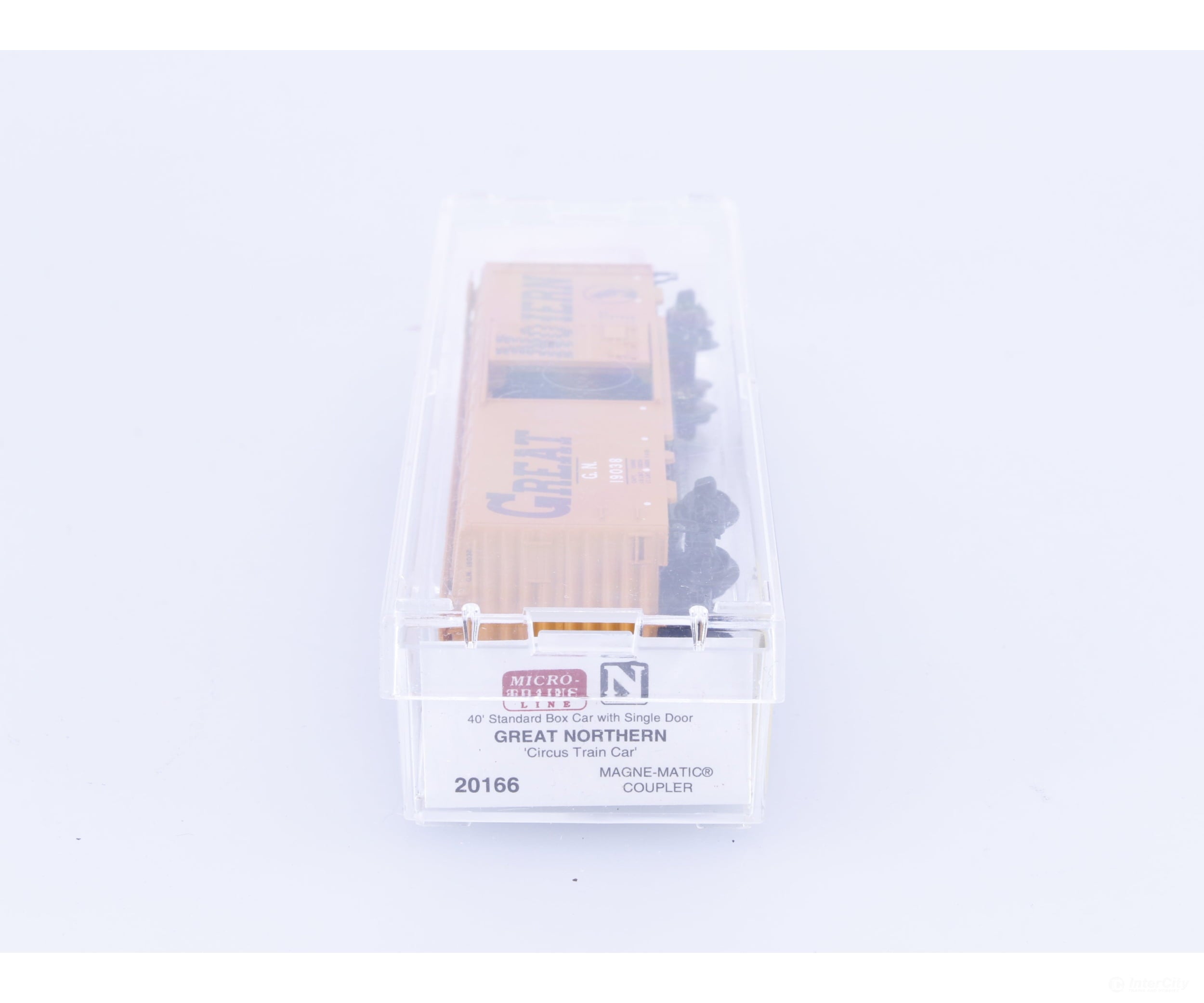 Micro Trains 20166 N 40’ Single Door Boxcar Circus Train Car Great Northern (GN) 19038 Freight Cars