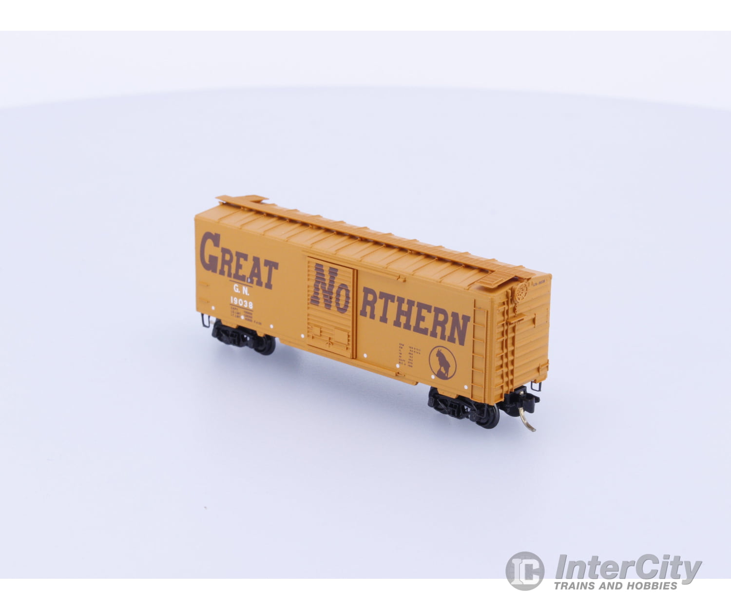 Micro Trains 20166 N 40’ Standard Box Car Single Door Great Northern (GN) 19038 (#4) Freight Cars