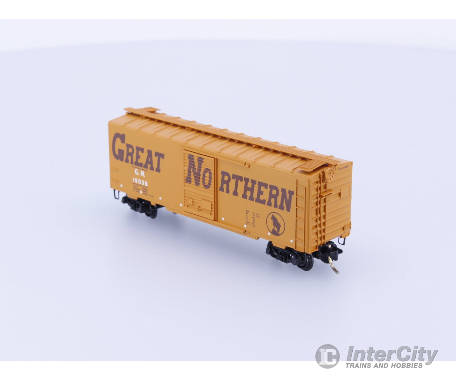 Micro Trains 20166 N Boxcar 40’ PS-1 Great Northern (GN) 19038 Freight Cars