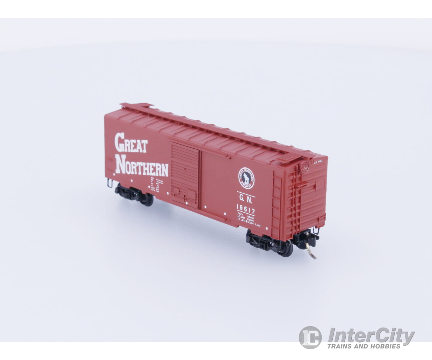 Micro Trains 20186 N Boxcar 40’ PS-1 Great Northern (GN) 19617 (#1) Freight Cars