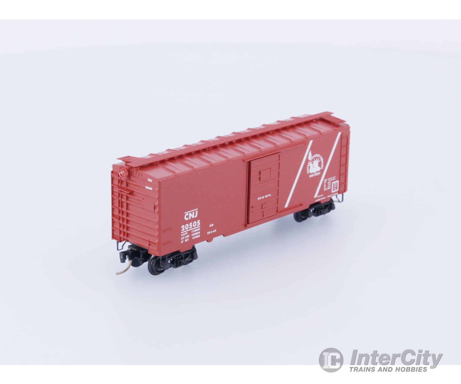 Micro Trains 20196 N Boxcar 40’ PS-1 Jersey Central CNJ 20505 Freight Cars