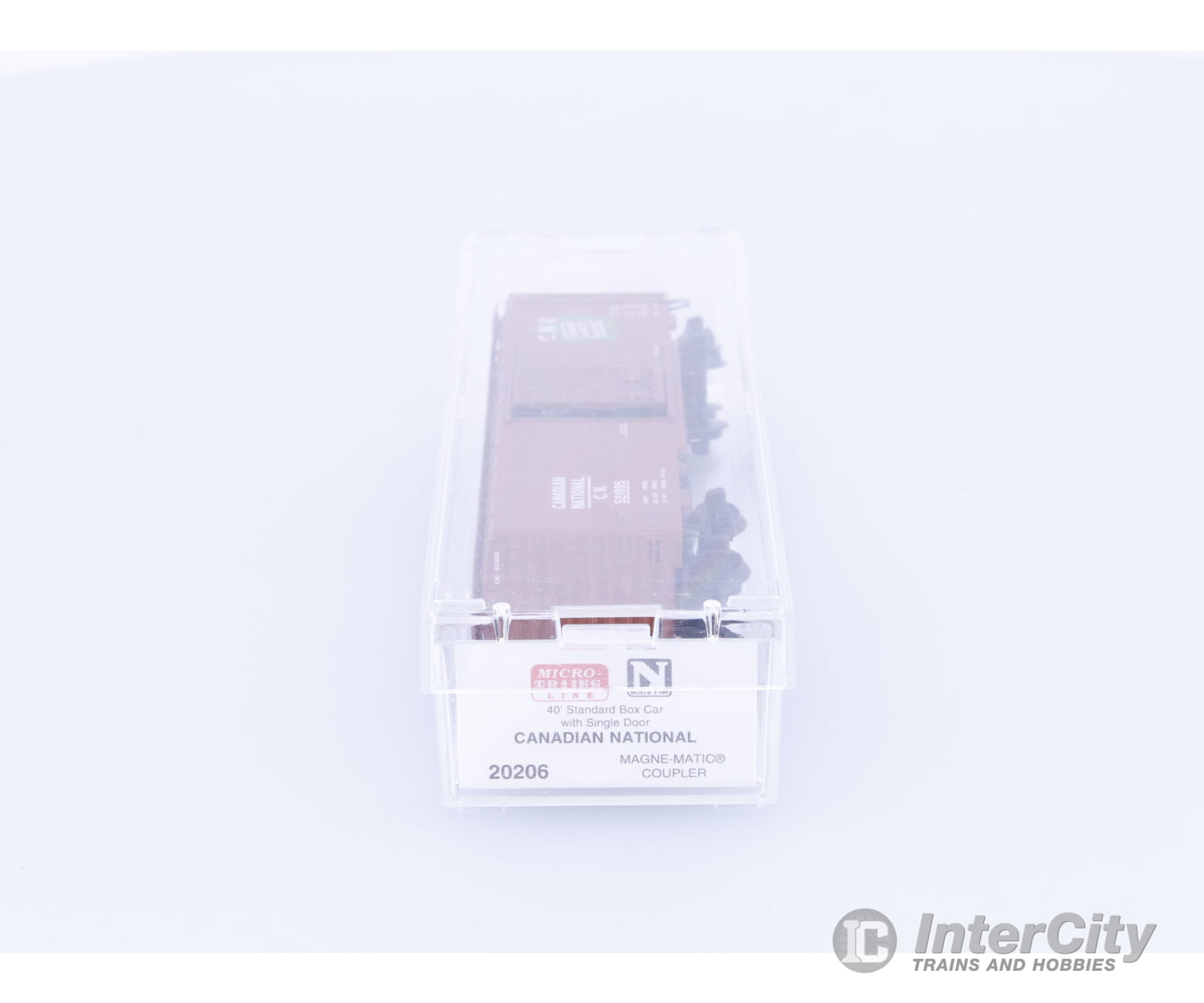 Micro Trains 20206 N 40’ Standard Box Car Single Door Canadian National (CN) 521995 Freight Cars